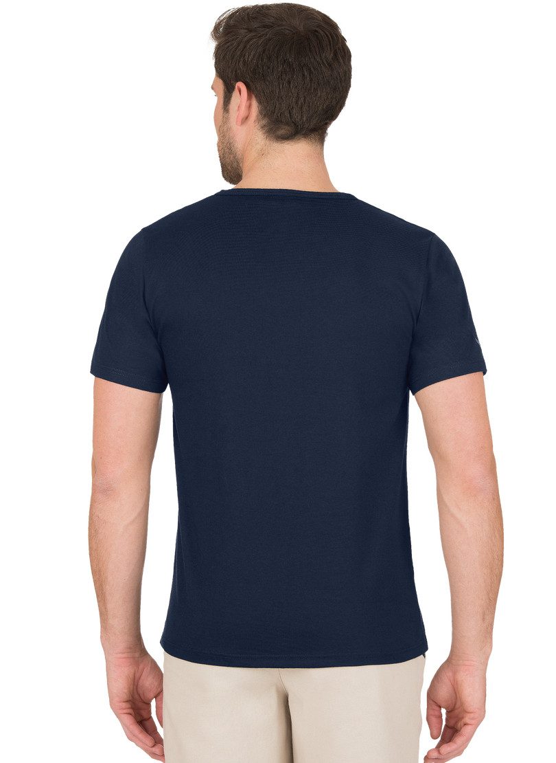 Trigema T-shirt TRIGEMA V-shirt van 100% bio-katoen (kbA) (1-delig)