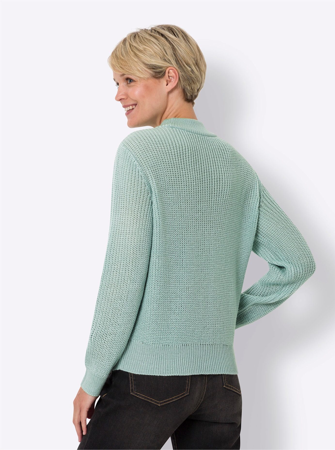 Classic Basics Trui met staande kraag Trui met lange mouwen