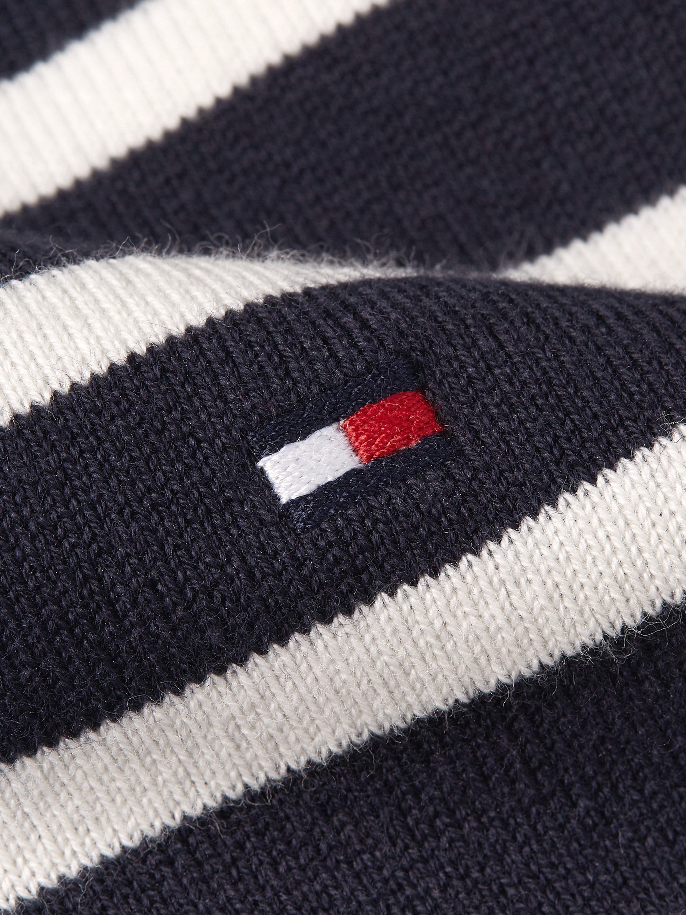 Tommy Hilfiger Trui met V-hals CO JERSEY STITCH V-NK SWEATER met V-hals en rib