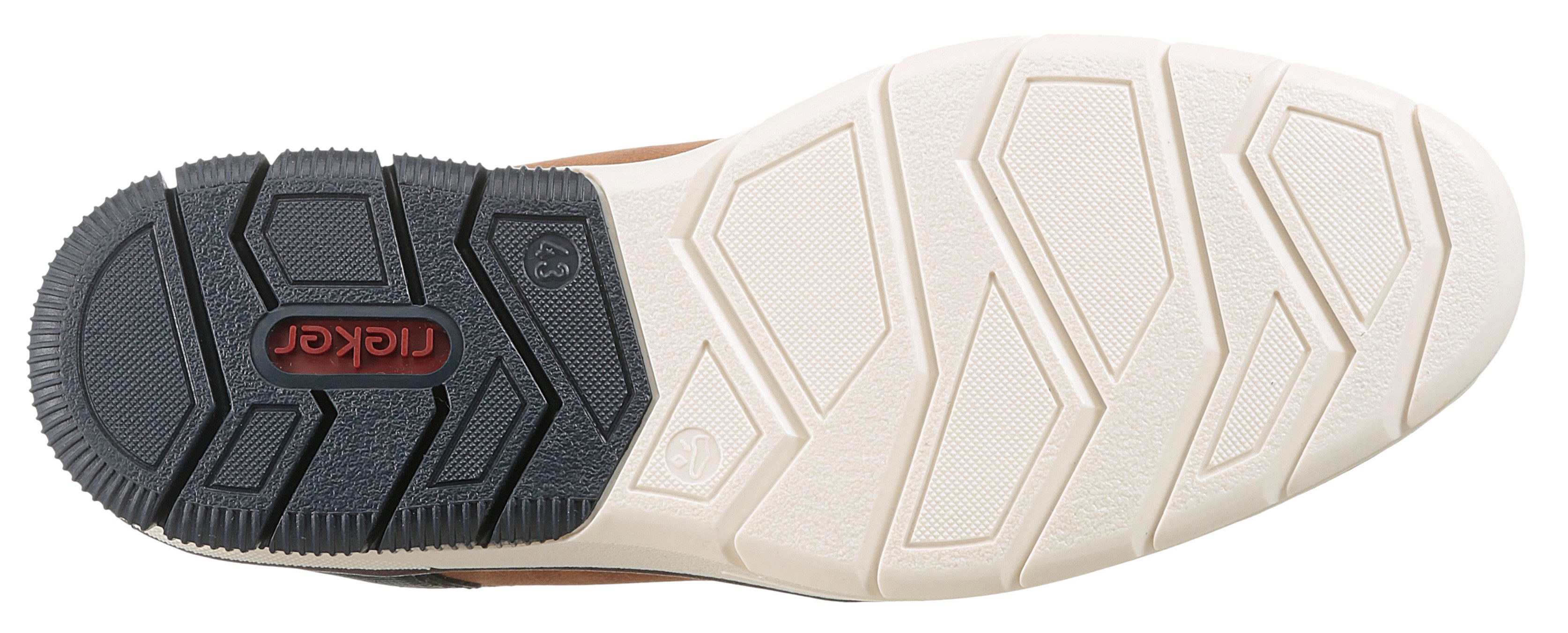 Rieker Slip-on sneakers Instapschoen, lage schoen, sneaker met elastiek voor gemakkelijke instap