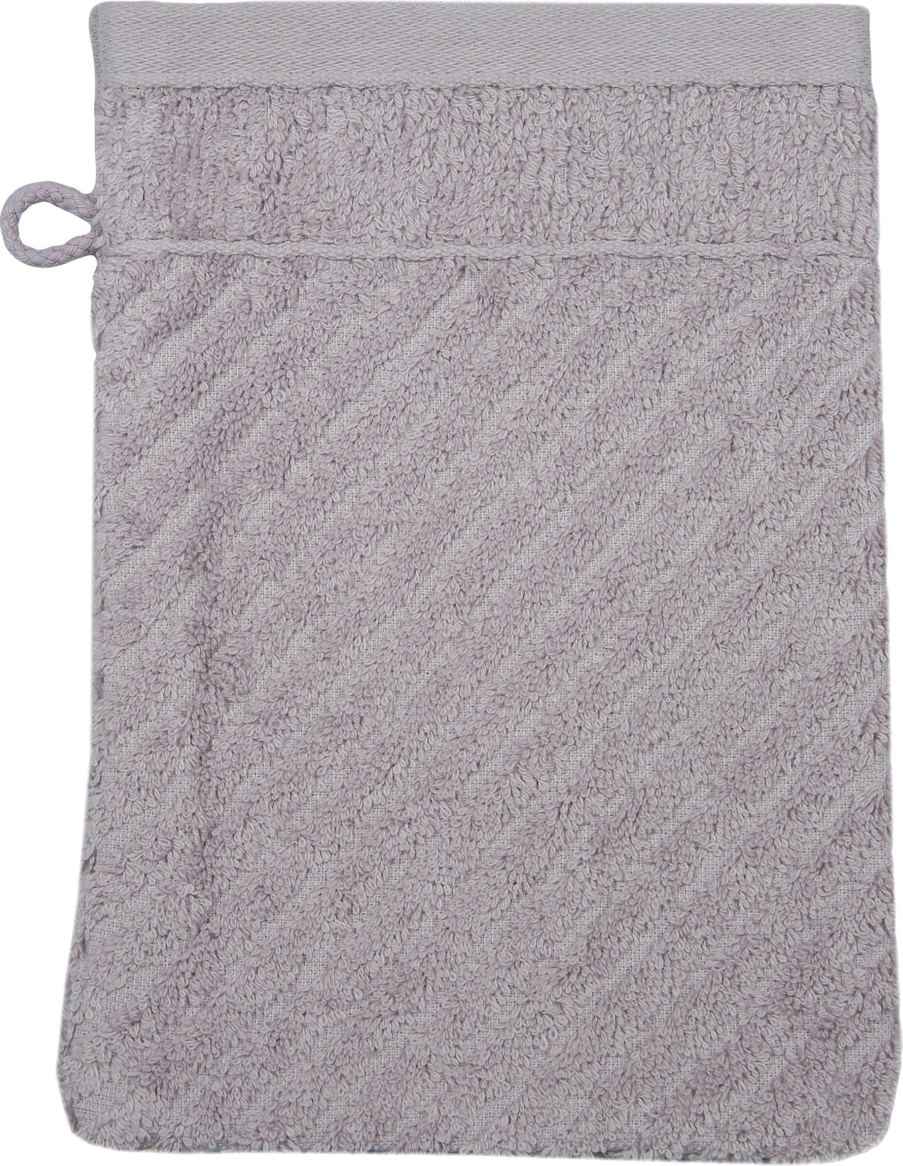 ROSS Washandje Smart Uni-rib met velourslabel (6 stuks)