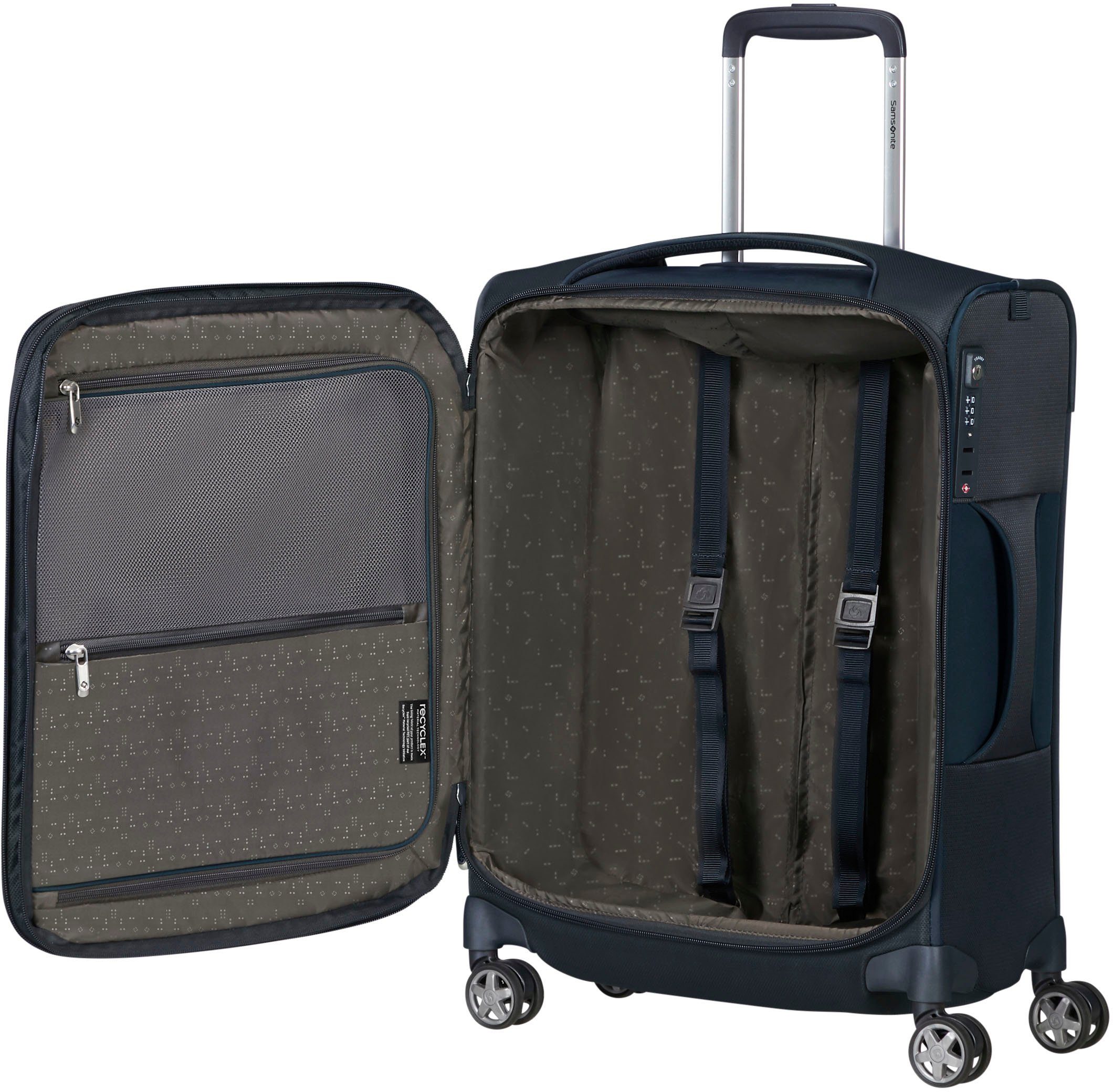 Samsonite Zachte bagage trolley D'LITE, verschillende maten en kleuren