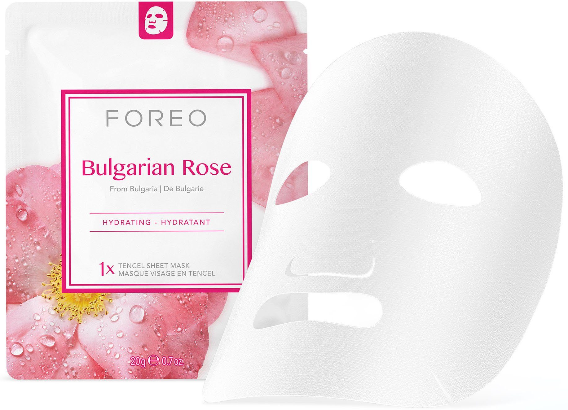 FOREO Gezichtsmasker Farm To Face Collection Sheet Masks Bulgarian Rose (3-delig)