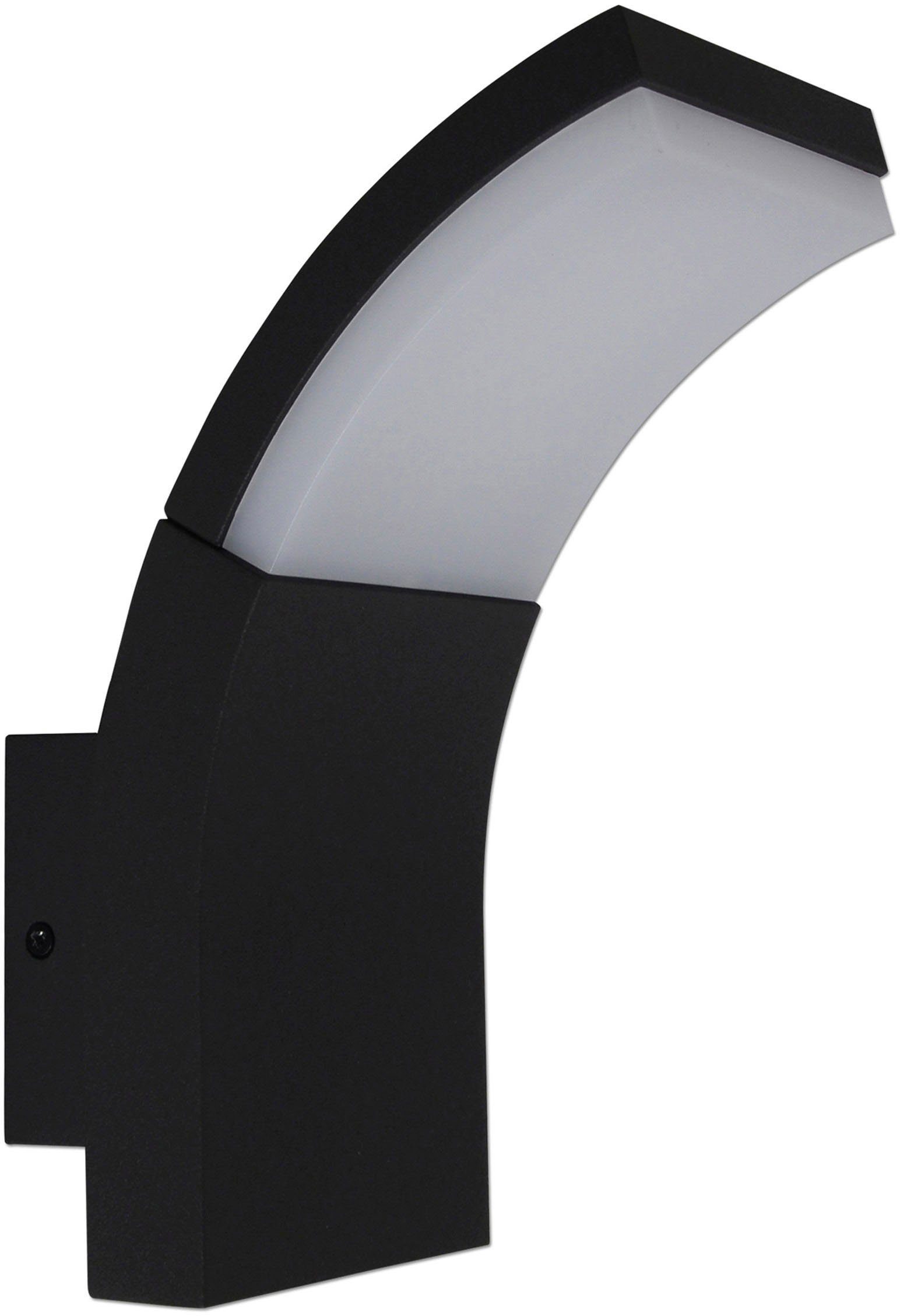 näve Ledwandlamp voor buiten Orbis Wandlamp, terras, antraciet, hoogte: 19,8 cm, led warmwit (1 stuk)