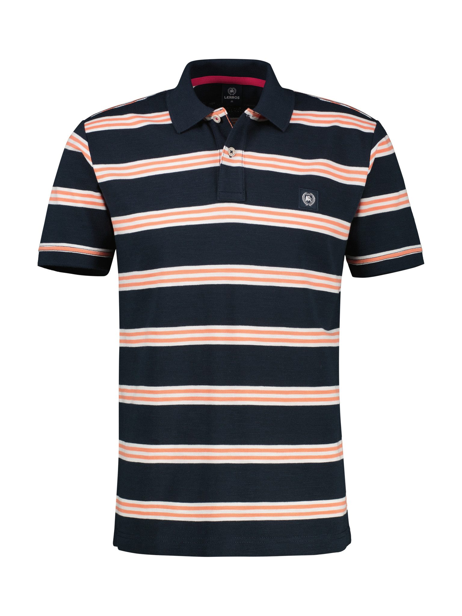 Lerros Poloshirt met geborduurd logo