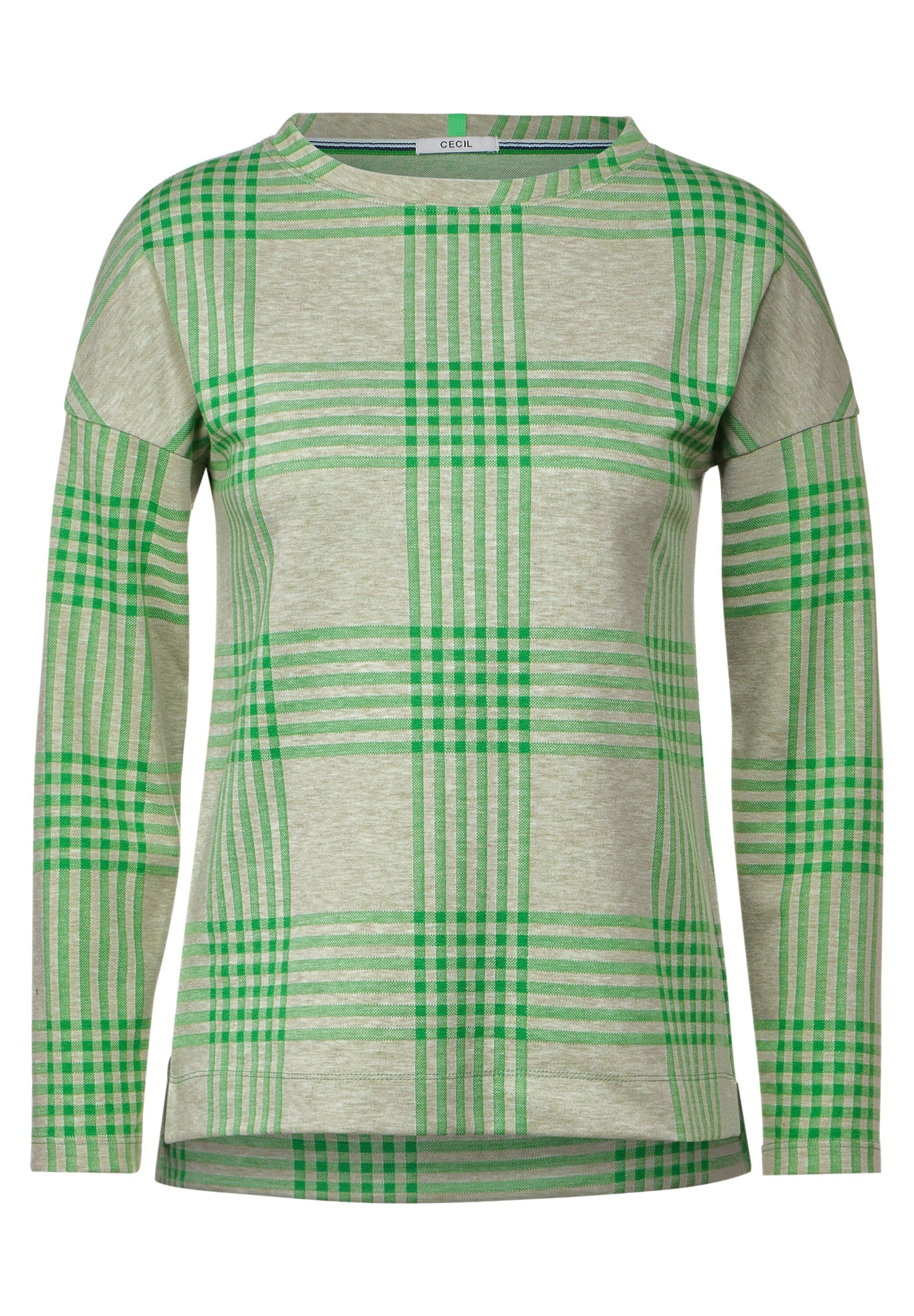 Cecil Shirt met lange mouwen met een ronde hals