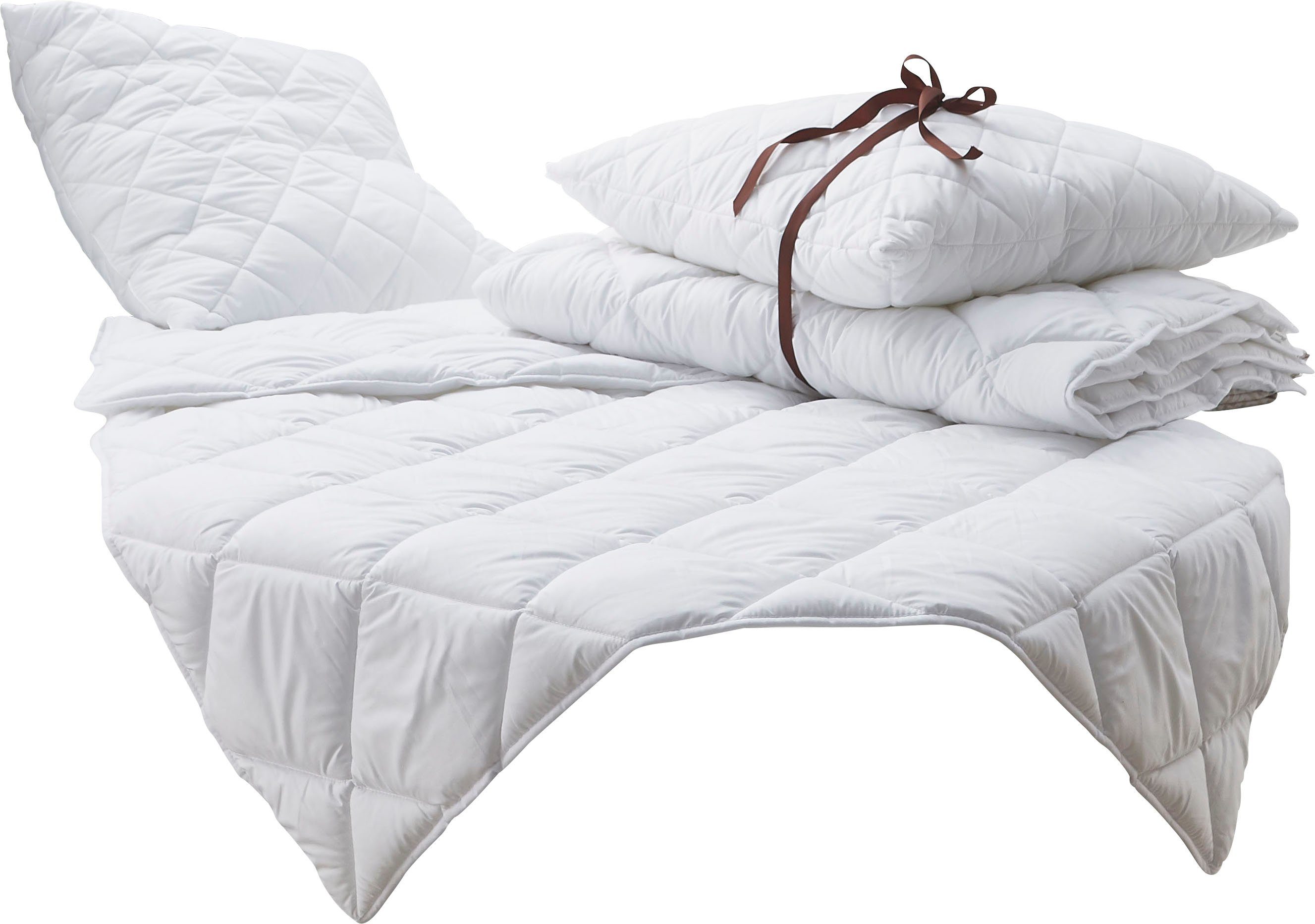ATLANTIC home collection Boxspring Happy zonder hoofdbord, met topmatras, naar keuze met of zonder beddengoed