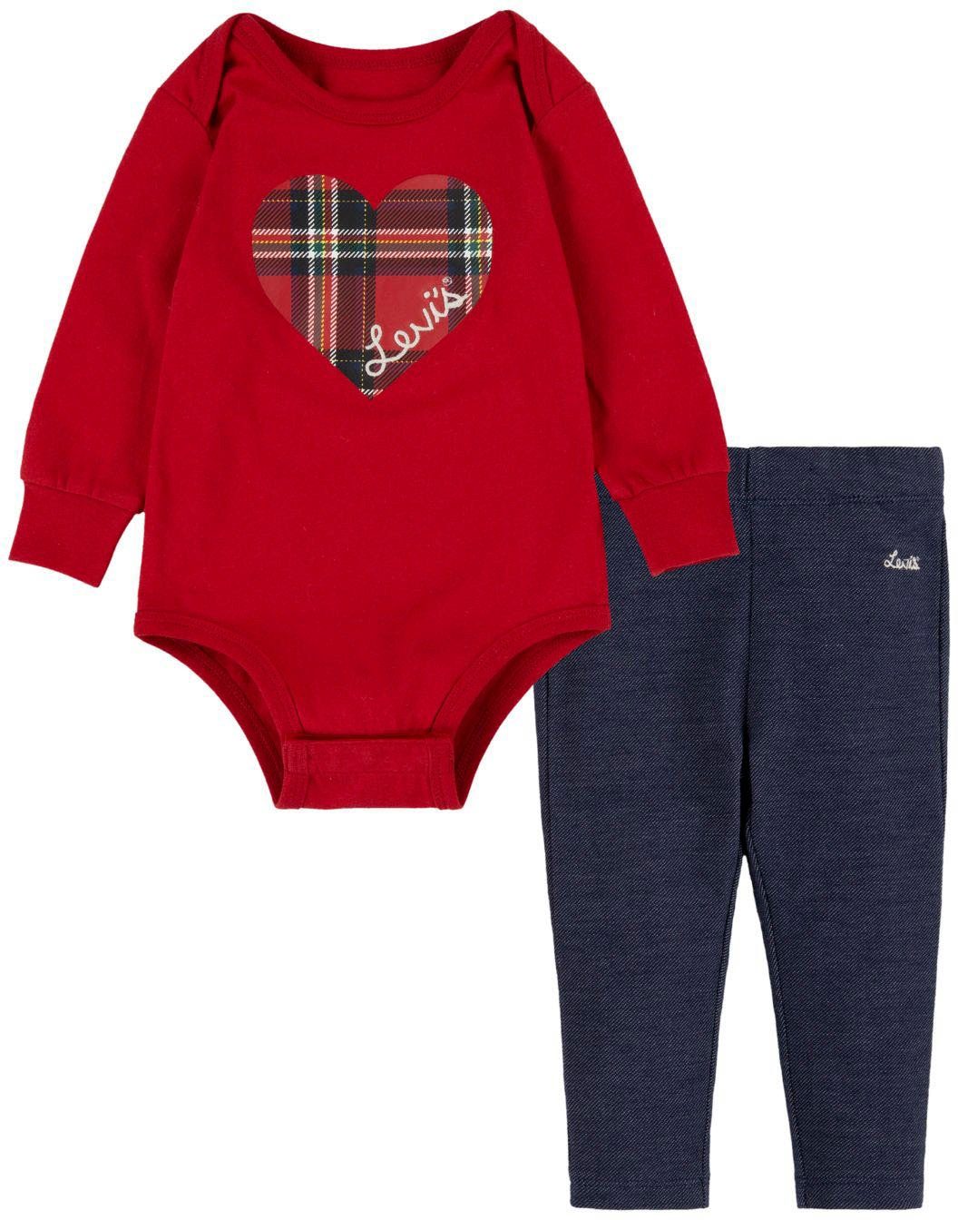 Levi's Kidswear Body & legging PLAID 2PC BOX SET (2-delig)