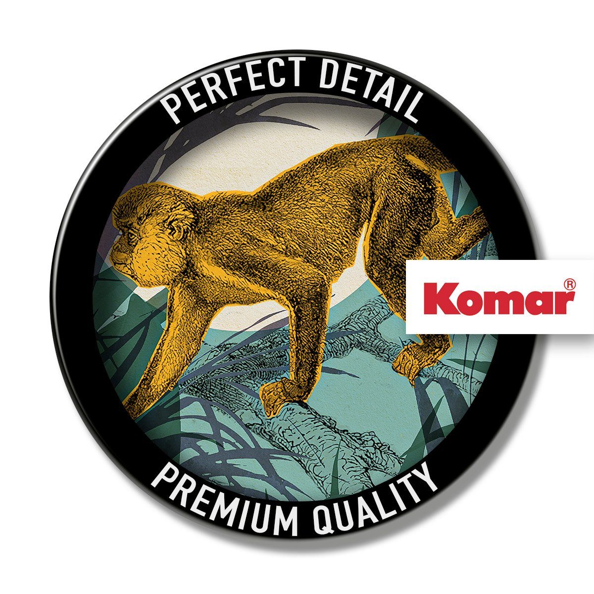 Komar Artprint op linnen Sneaky Monkey - Afmeting 40 x 60 cm (1 stuk)
