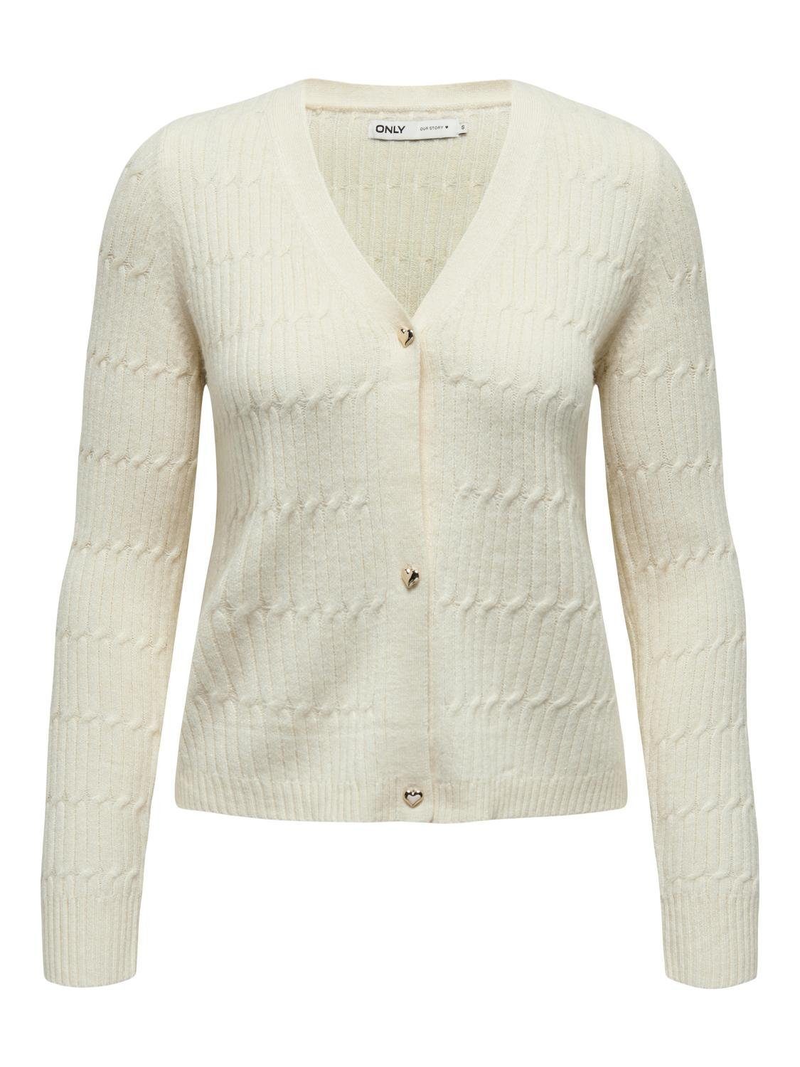 Only Vest ONLKATIA LS CABLE V-NECK CARDIGAN CC KNT
