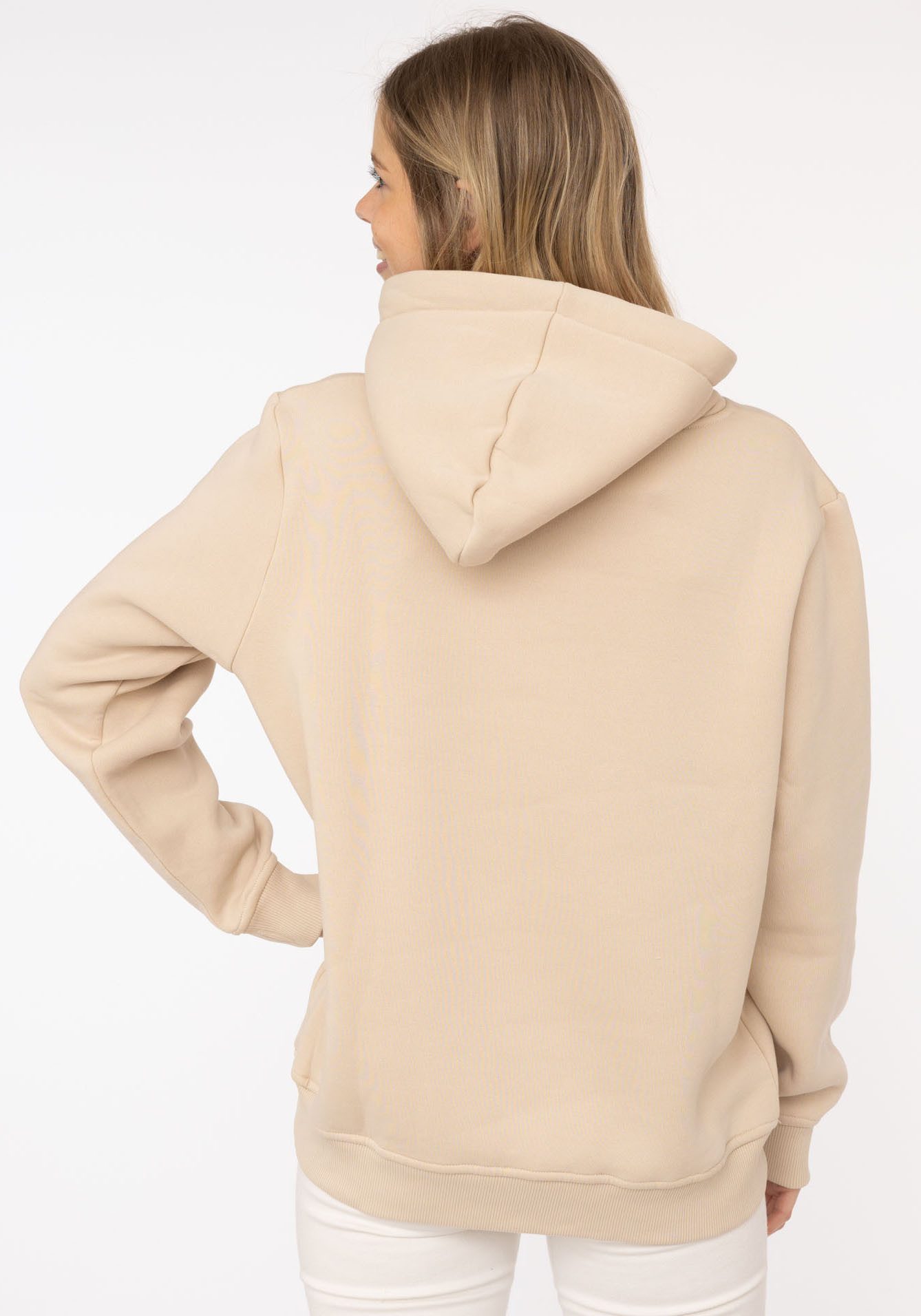 Zwillingsherz Hoodie Verlangen naar de zee met maritieme borduursel, kangoeroezakken
