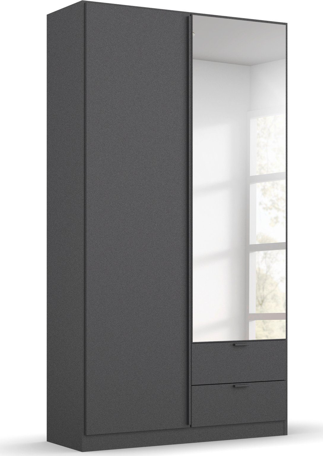rauch Draaideurkast StyleUp Type eenkleurig met elegante, lange stanggrepen in kastkleur