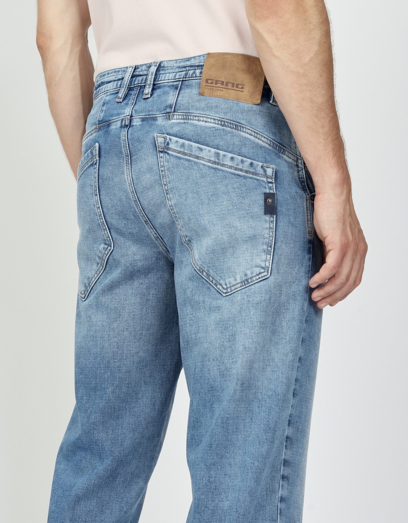 GANG 5-pocket jeans 94MILO met gedeeltelijke elastische band