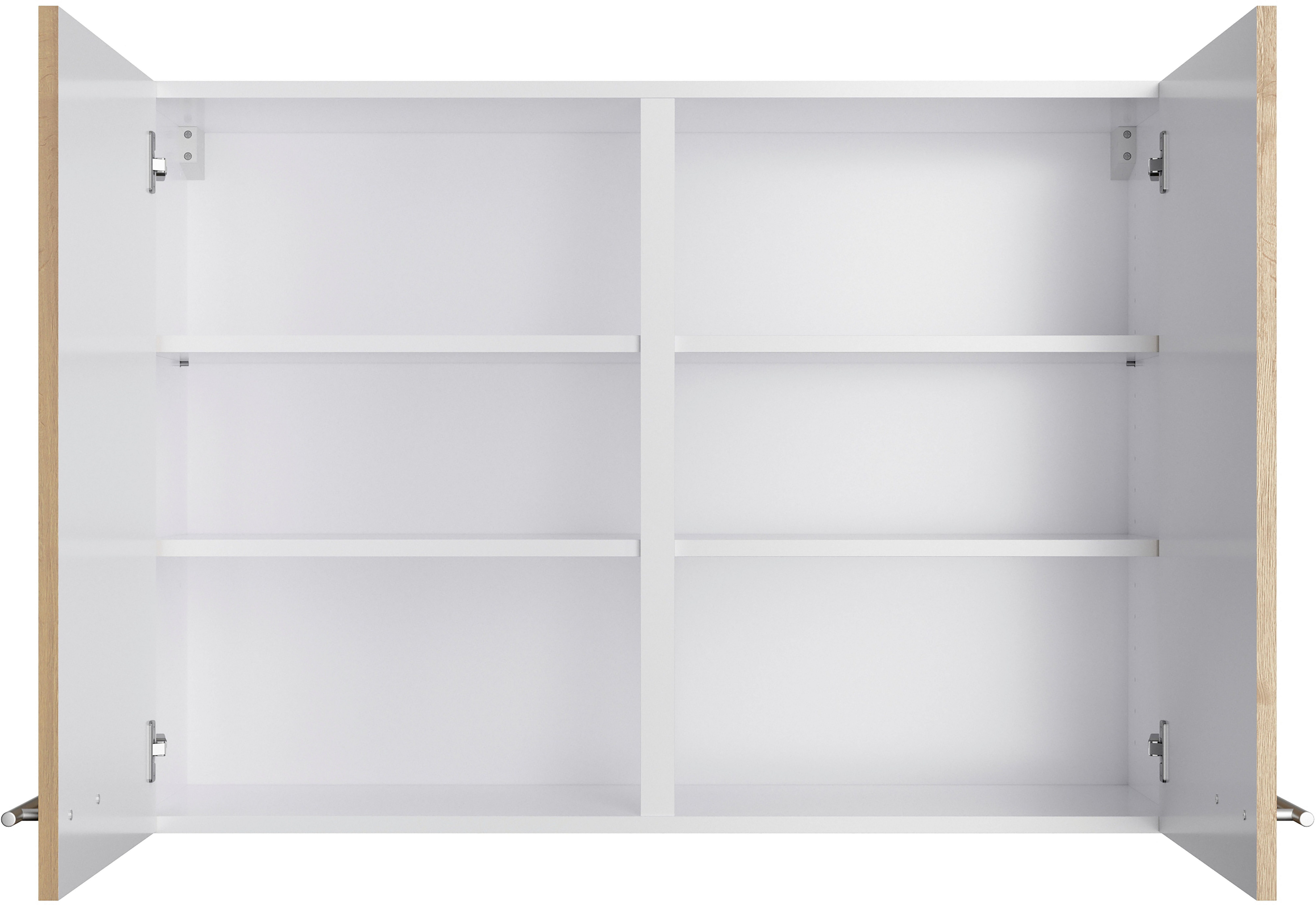 OPTIFIT Hangend kastje Lilly Breedte 100 cm, 2 deuren, 4 planken