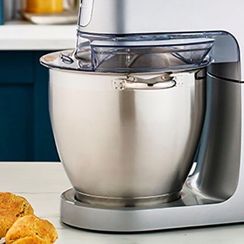 KENWOOD Keukenmachineschaal Chef XL elite edelstalen mengkom KAT621SS Geschikt voor alle Chef XL Elite keukenmachines van de KVL6000 serie