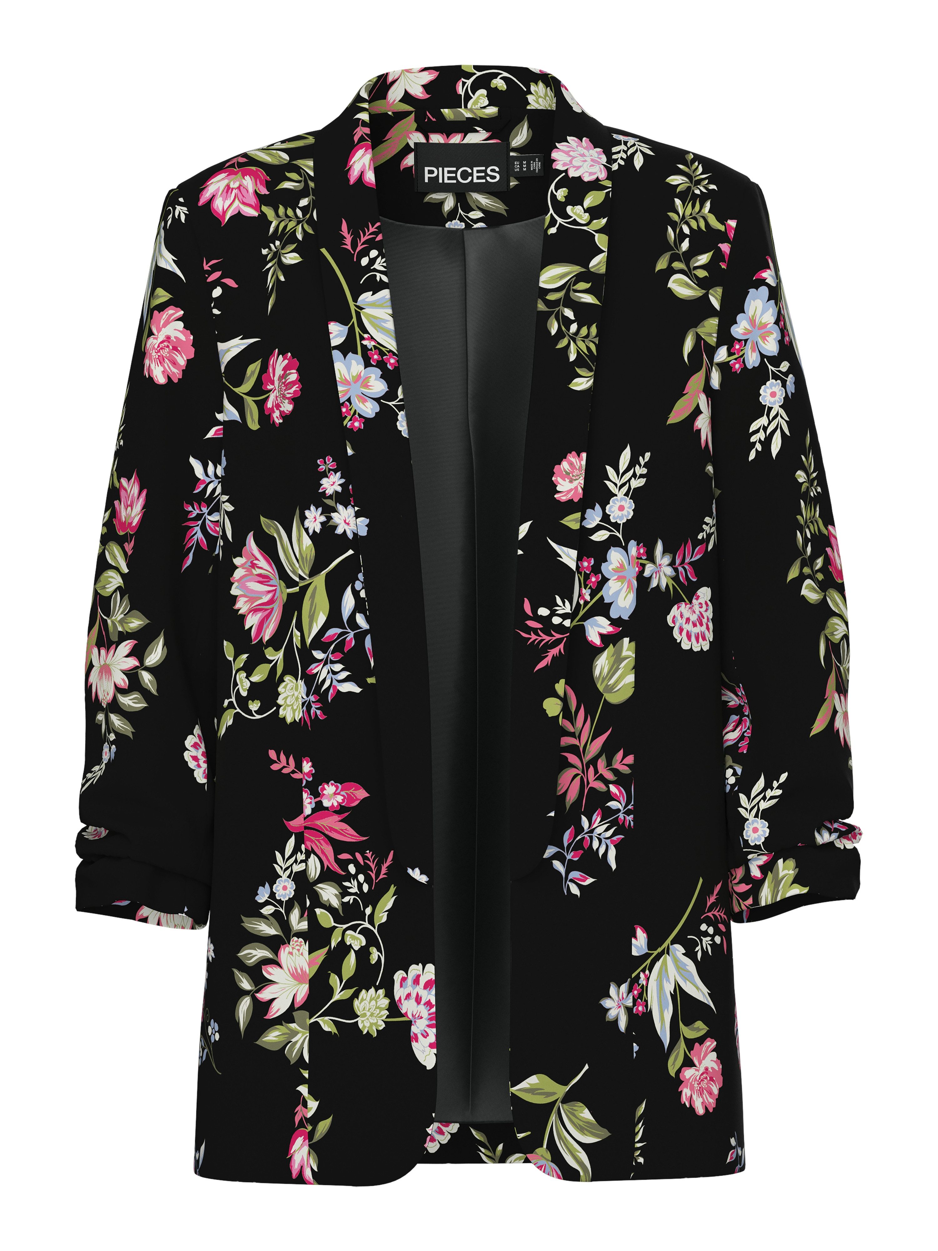 pieces Blouseblazer PCBOSELLA 3 4 PRINTED BLAZER NOOS