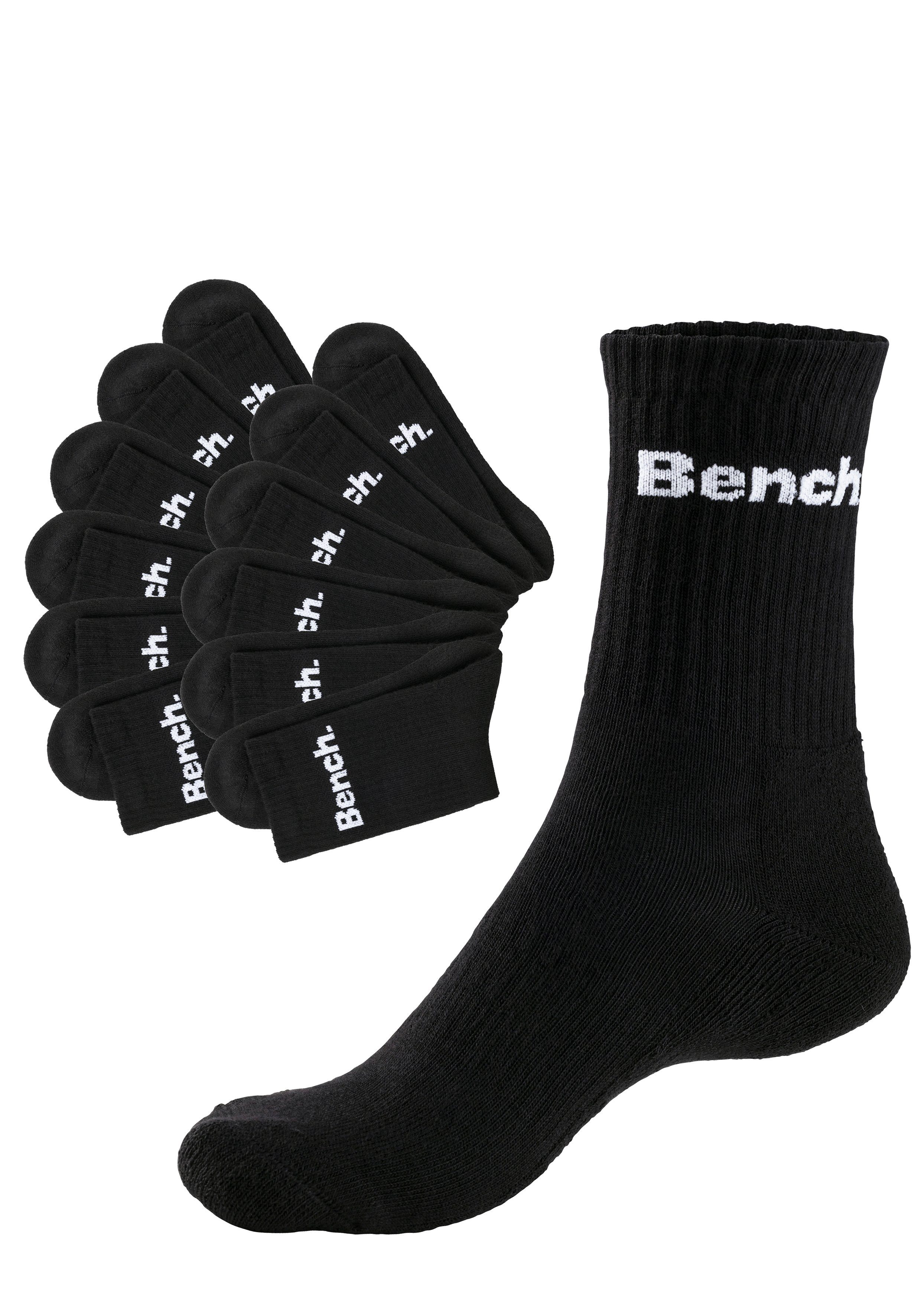 Bench. Tennissokken met voetbekleding (set, 12 paar)