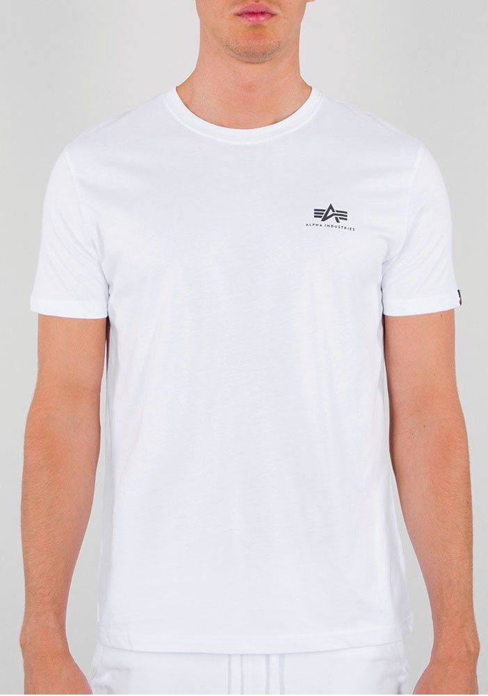 Alpha Industries Shirt met ronde hals Backprint T