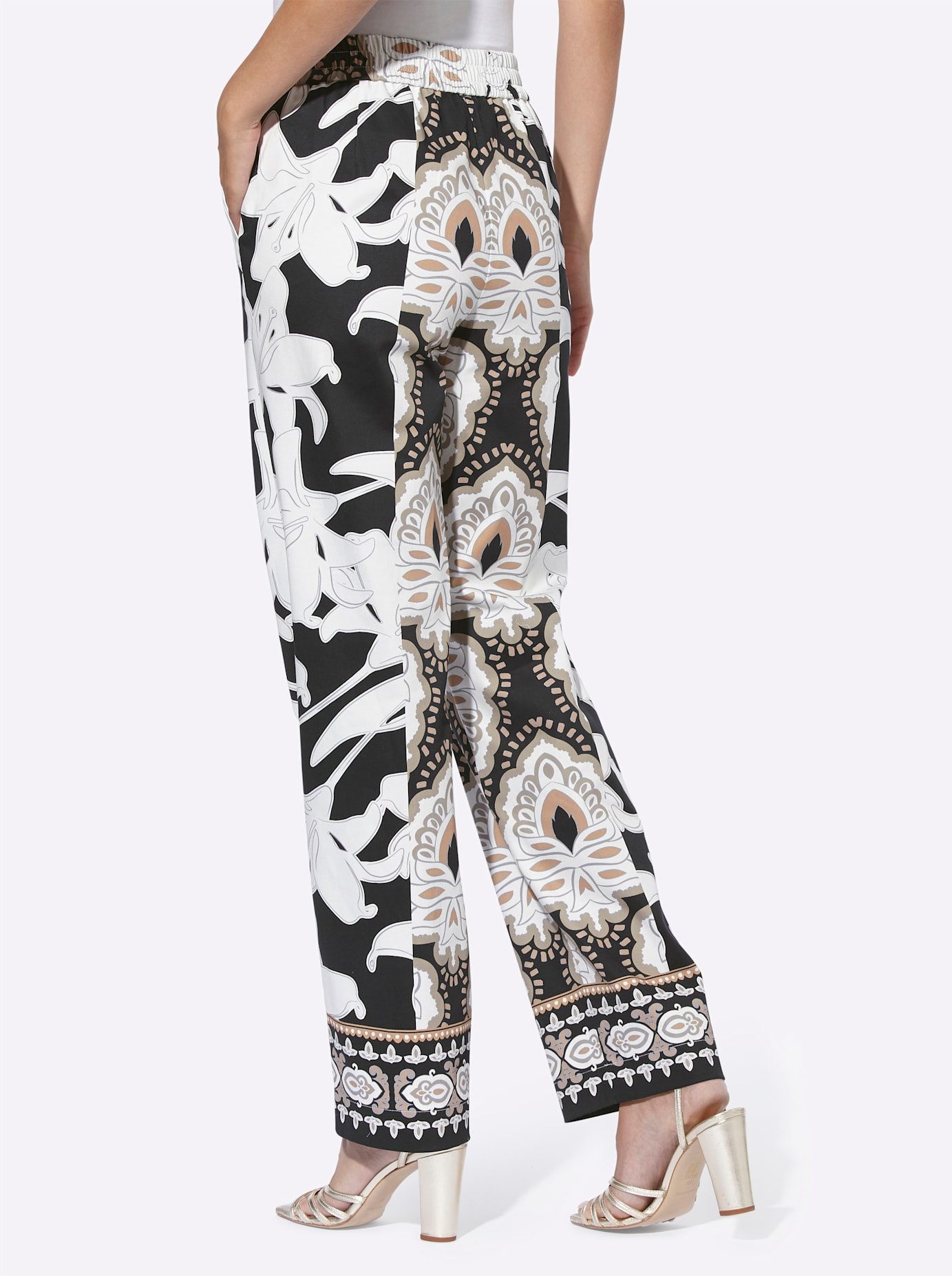 heine Geweven broek