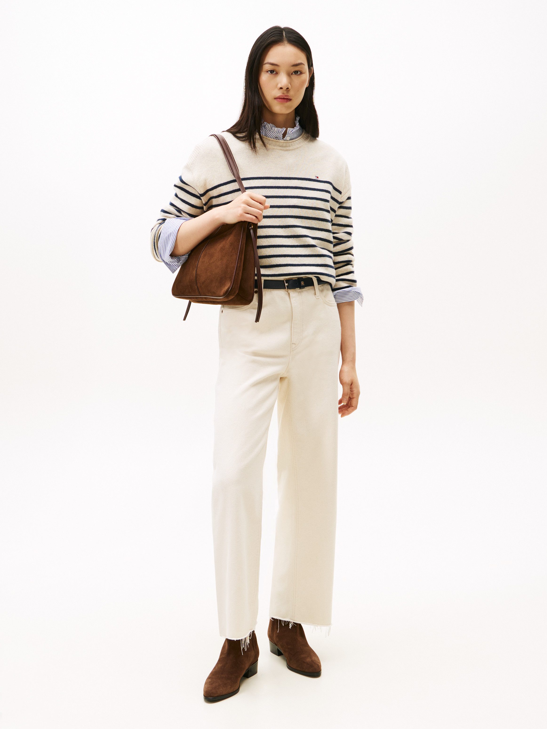 Tommy Hilfiger Gebreide trui SOFT WOOL RLXD C-NK LS SWT