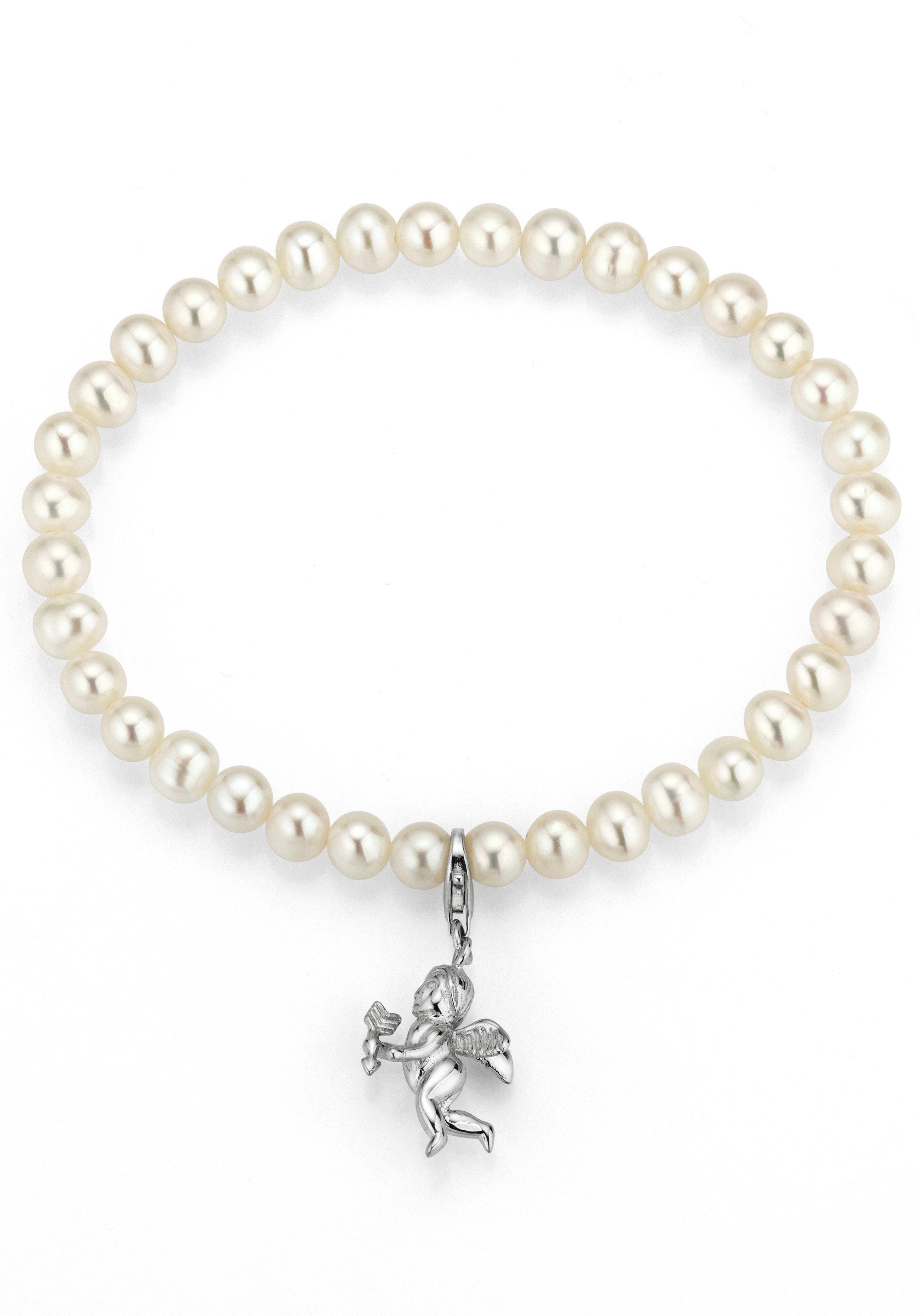 Adriana Kralenarmband La Maddalena - Amor, L37 Made in Germany - met zoetwater-cultivéparel