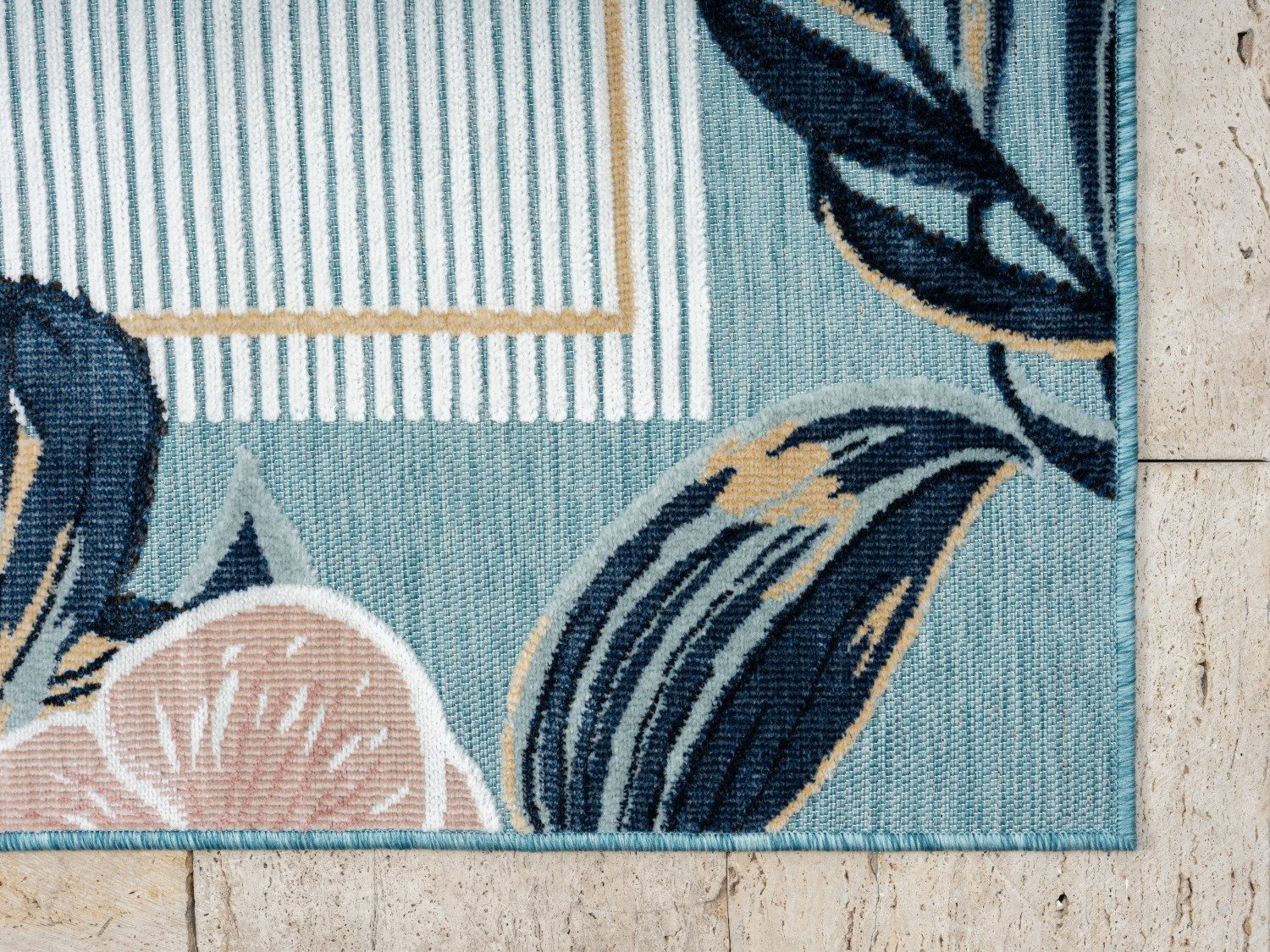 Myflair Möbel & Accessoires Vloerkleed Cloud voorraadopruiming Flamingo motief, met rand, geschikt voor buiten, balkon, terras