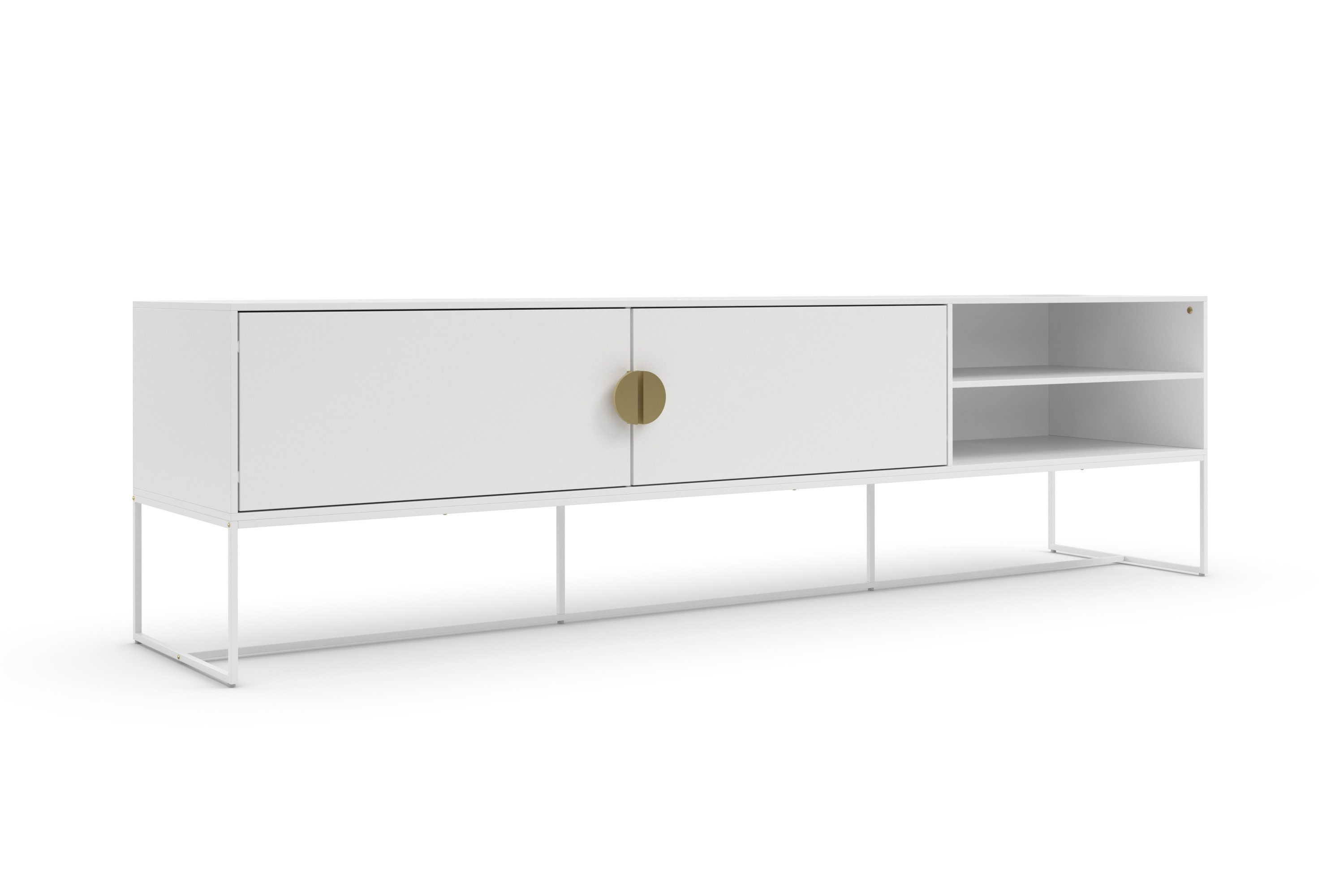 Places of Style Tv-meubel Abito Commode met kabeldoorvoer, inlegplank, breedte 180 cm