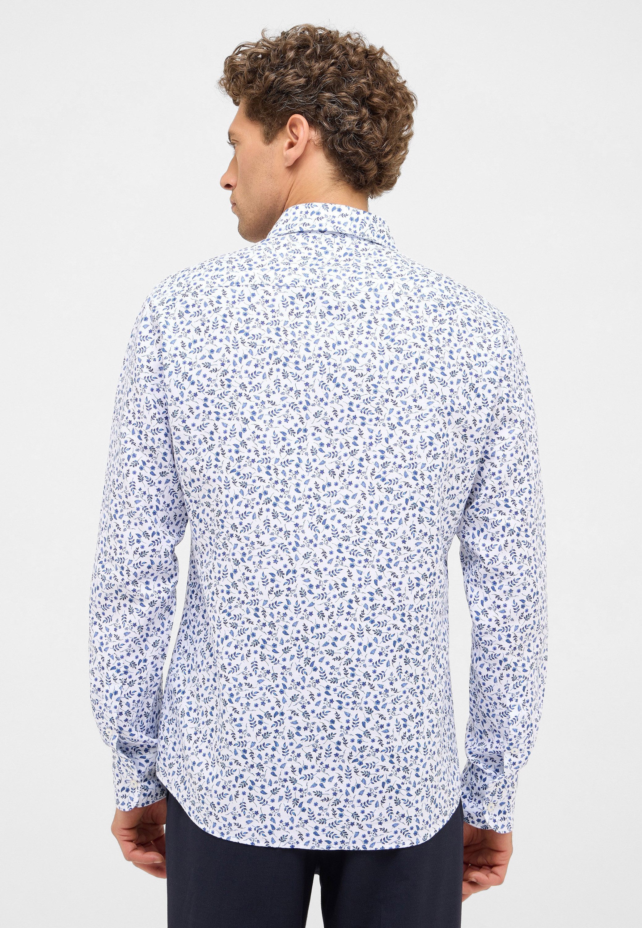 Eterna Overhemd met lange mouwen Slim fit EASY IRON (gemakkelijk te strijken)