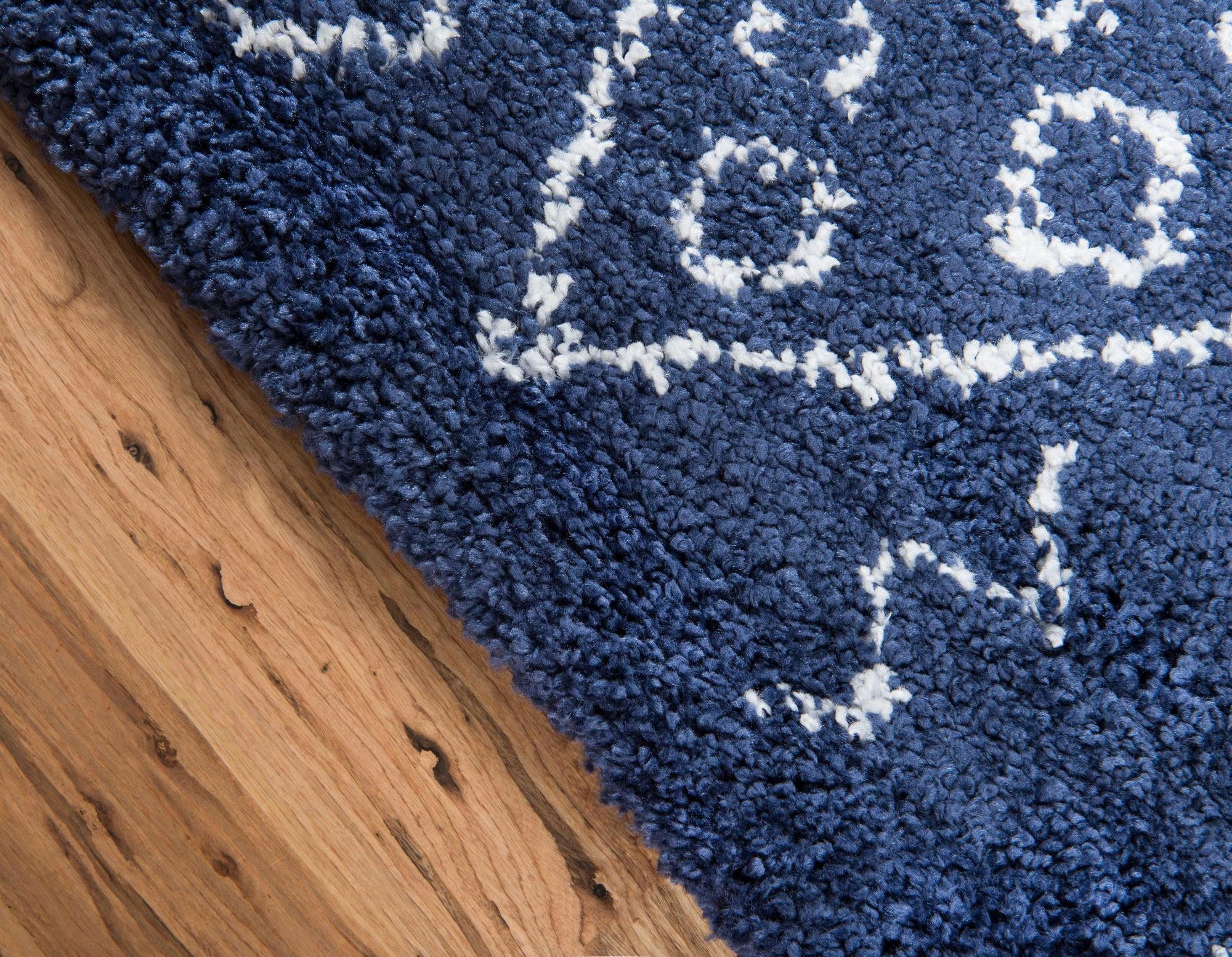 Myflair Möbel & Accessoires Hoogpolig vloerkleed Temara shag voorraadopruiming geweven, scandi design, ideaal in de woonkamer & slaapkamer