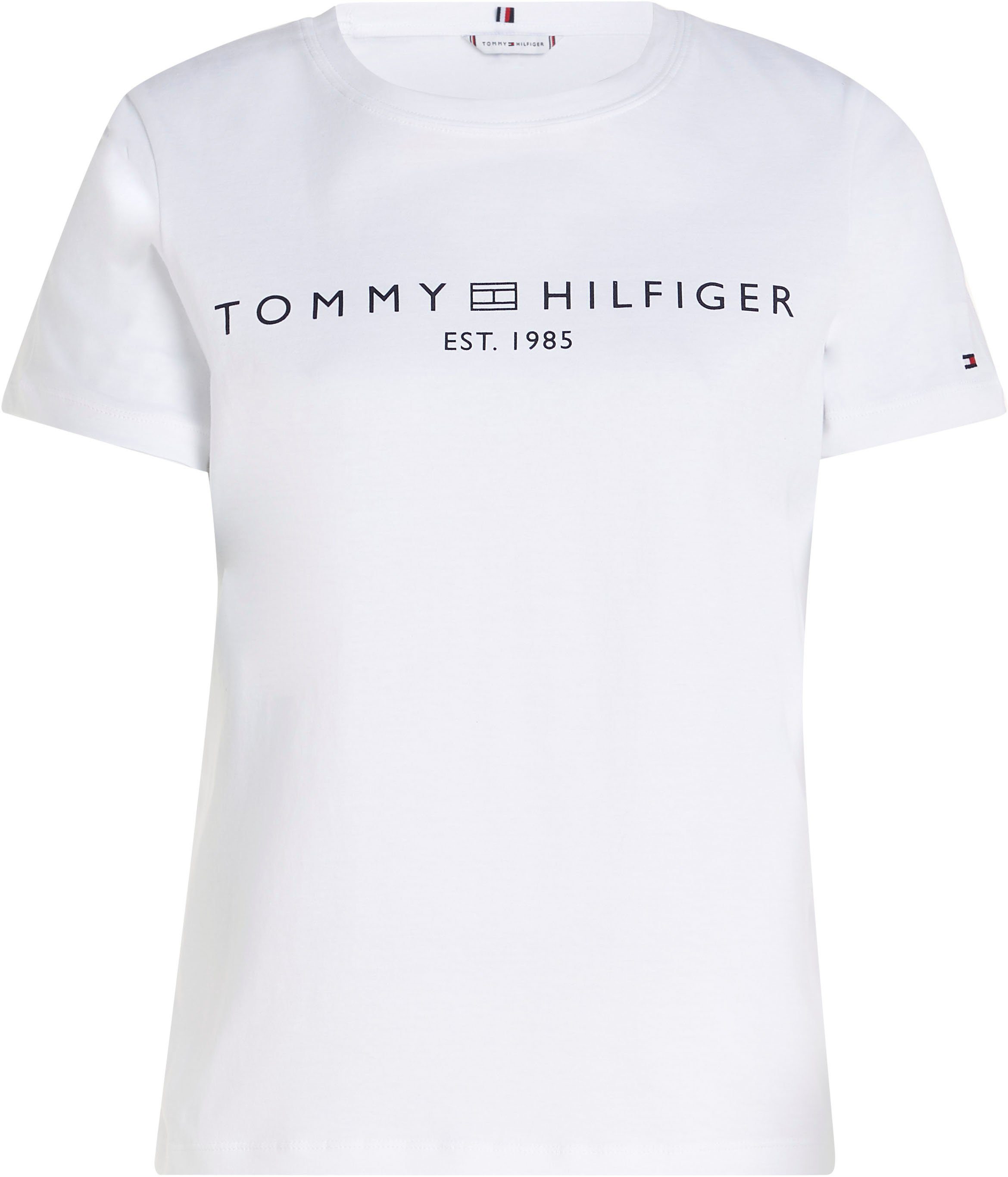 Tommy Hilfiger T-shirt REG CORP LOGO C-NK met logo en borduursel