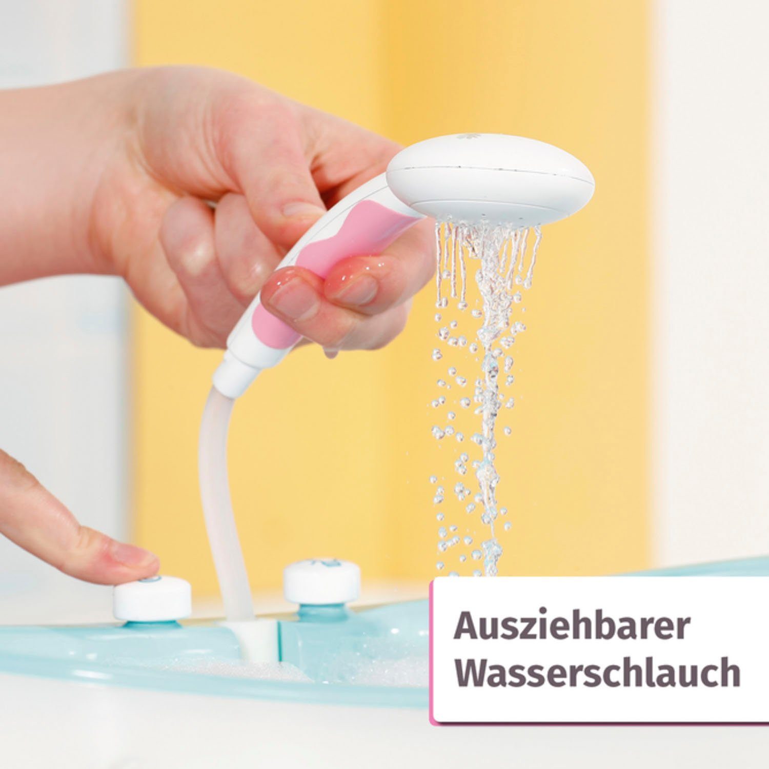 Baby Born Poppen badkuip BATH met licht- en geluidseffecten
