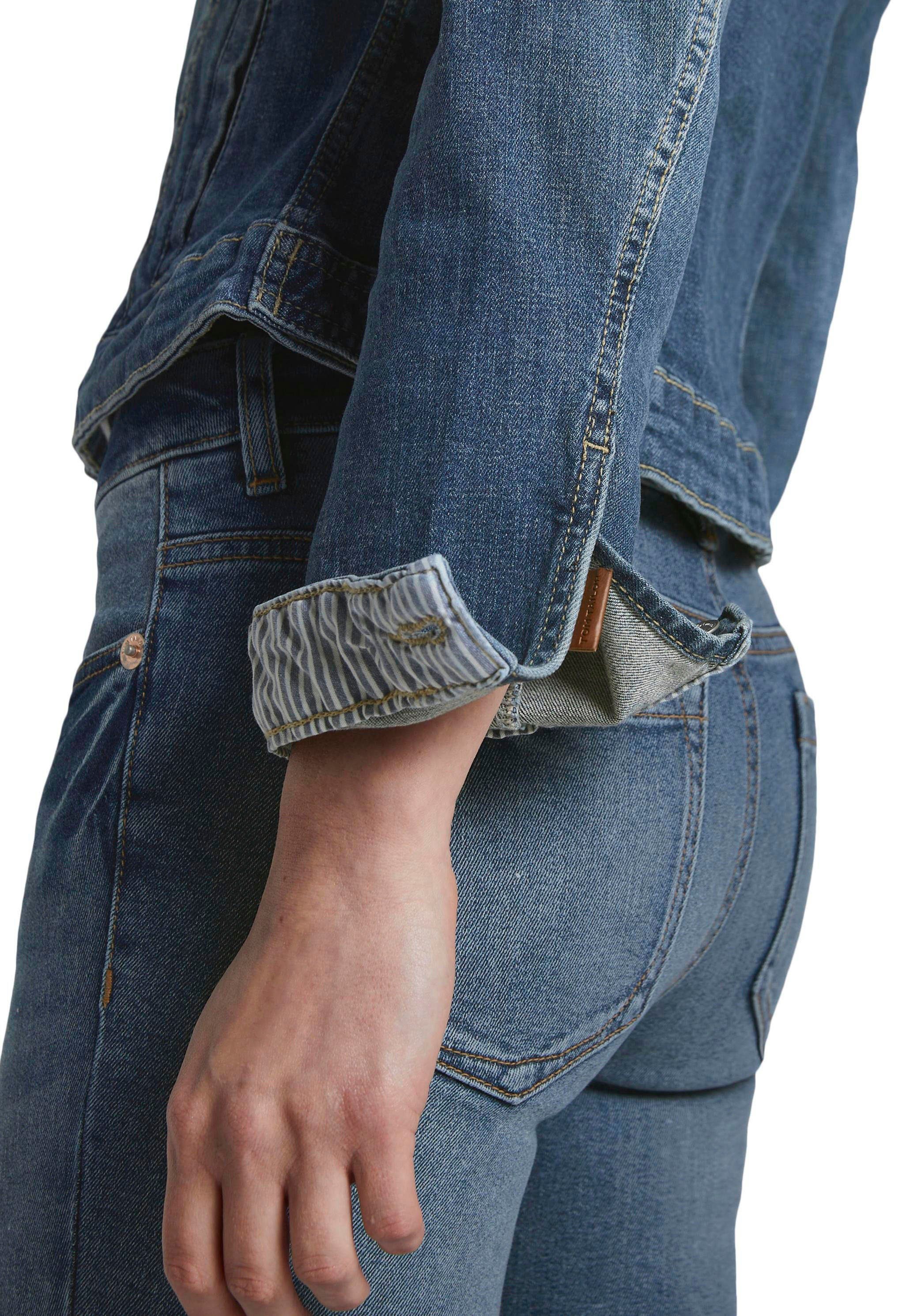 Tom Tailor Jeansjack in klassieke vorm