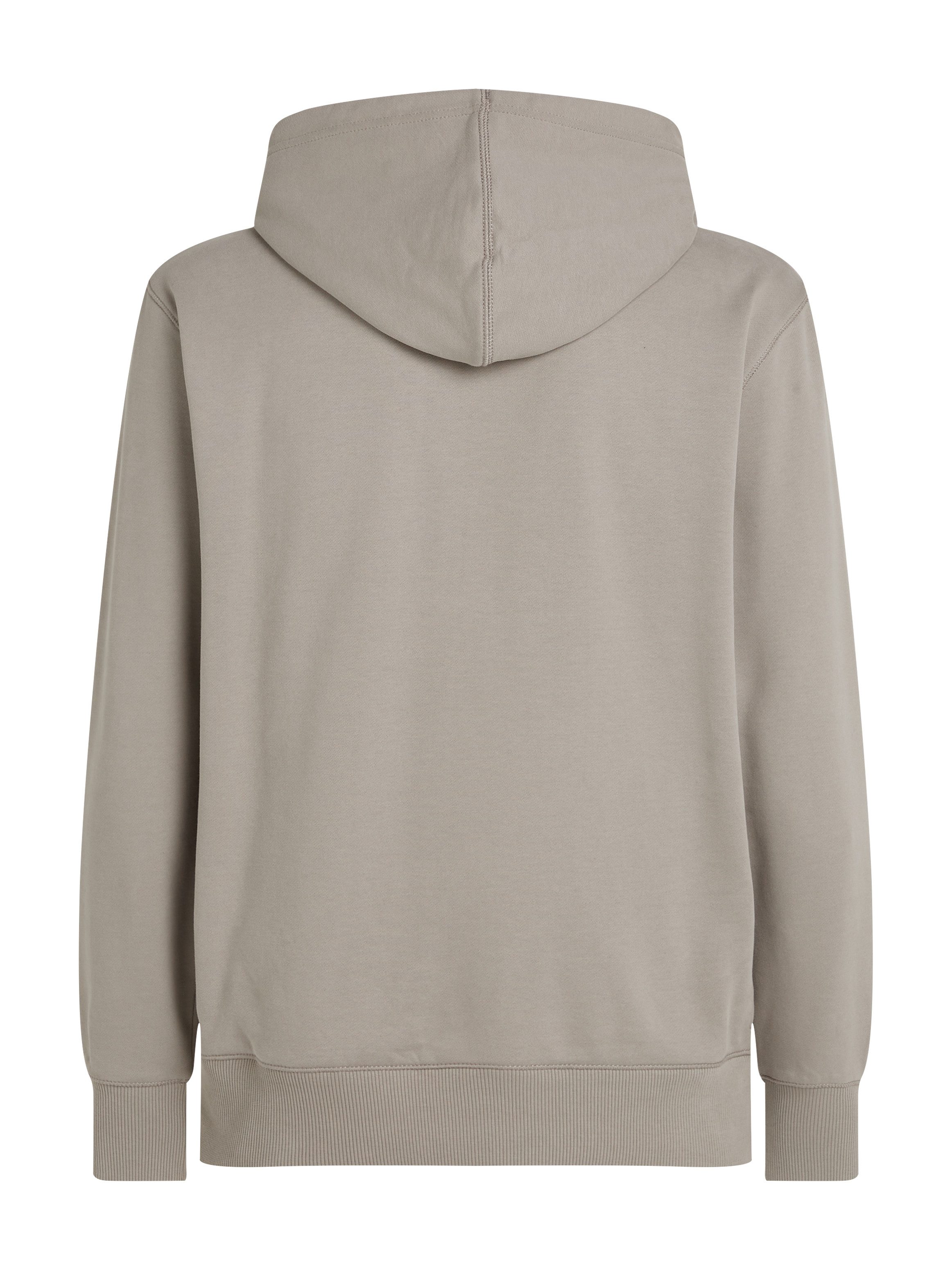 Calvin Klein Sweatshirt WOVEN LABEL HOODIE Kangoeroezak logoborduring