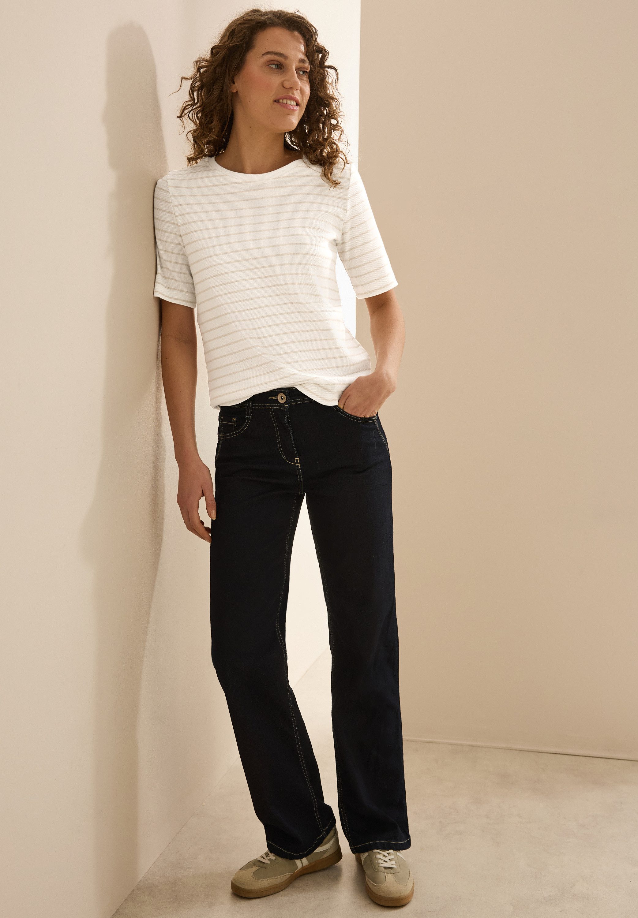 Cecil T-shirt met streepmotief