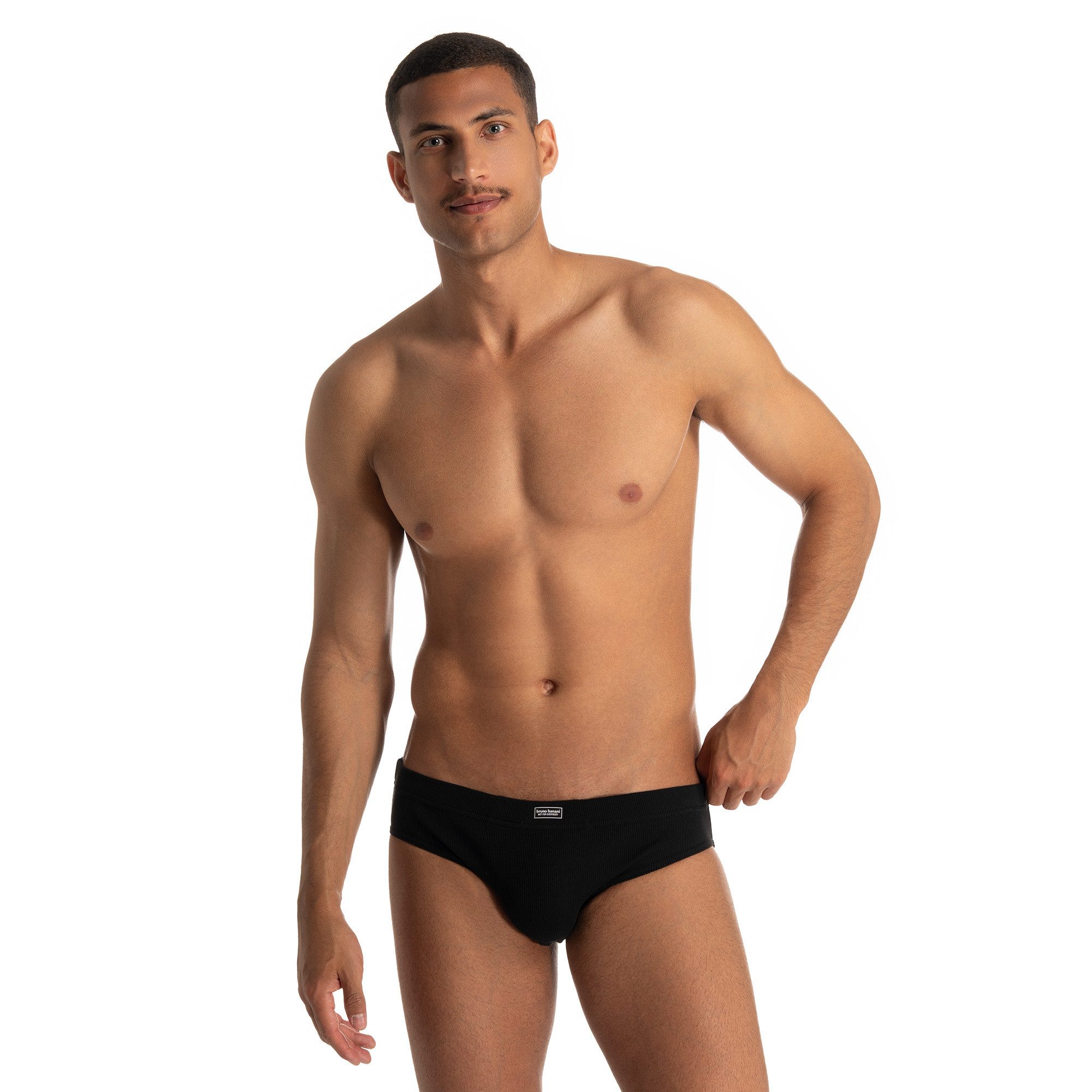 Bruno Banani Slip Fine Rib Fijne rib, comfortabele manchetten