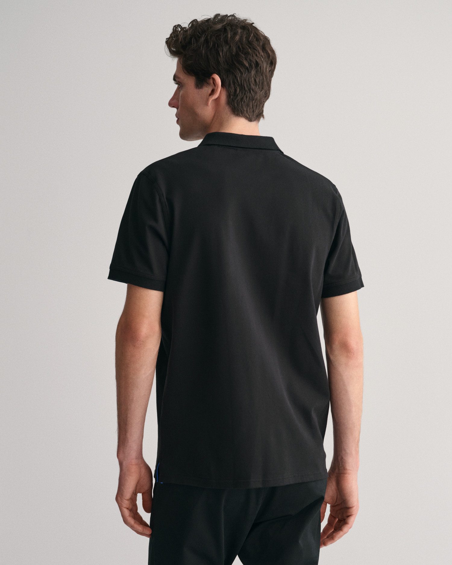 Gant Poloshirt REG CONTRAST PIQUE SS RUGGER met contrastkleurige inzetten