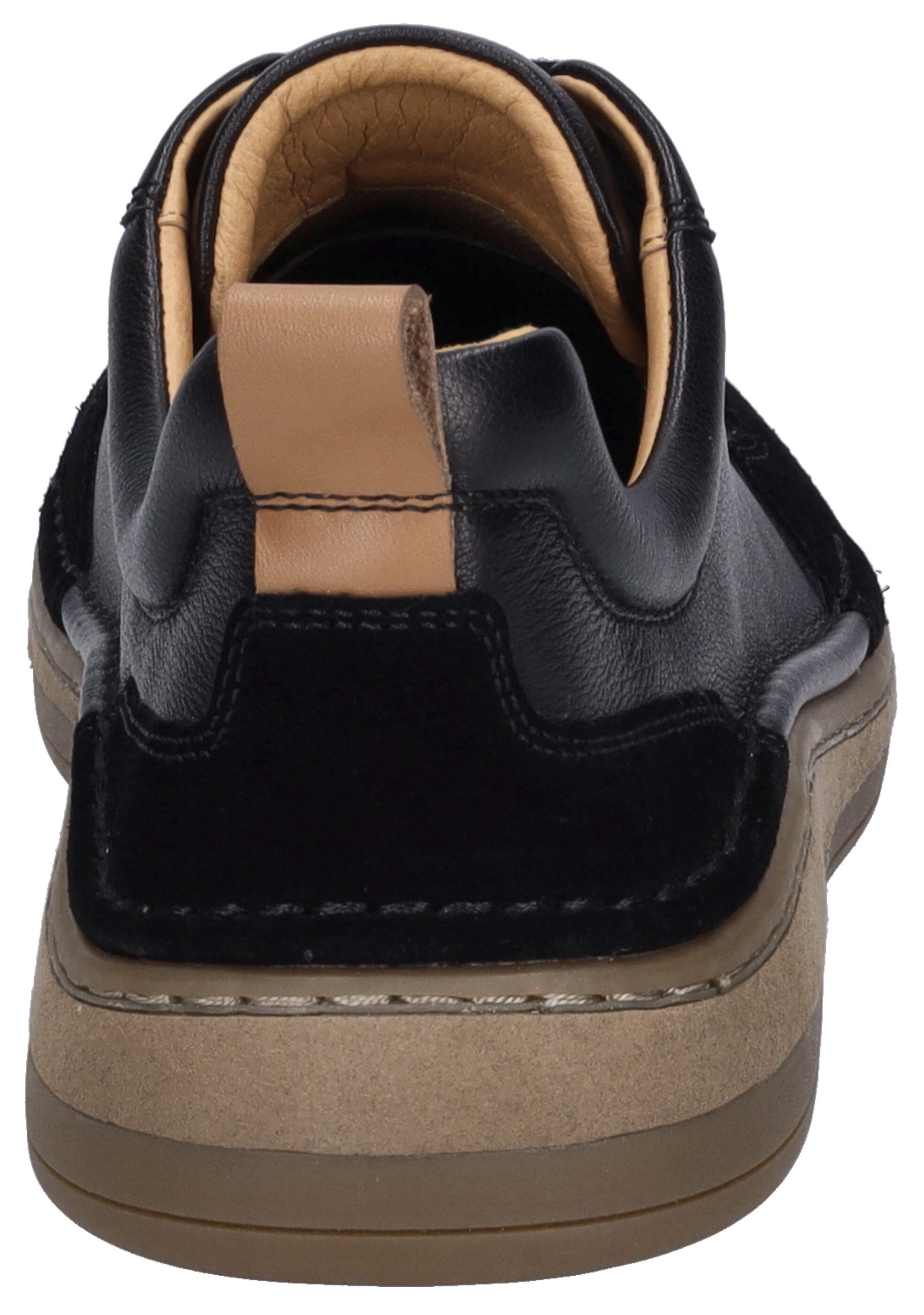 Josef Seibel Sneakers Cleve 01 , vrijetijdsschoen, retro sneaker, veterschoen met schoenwijdte breed