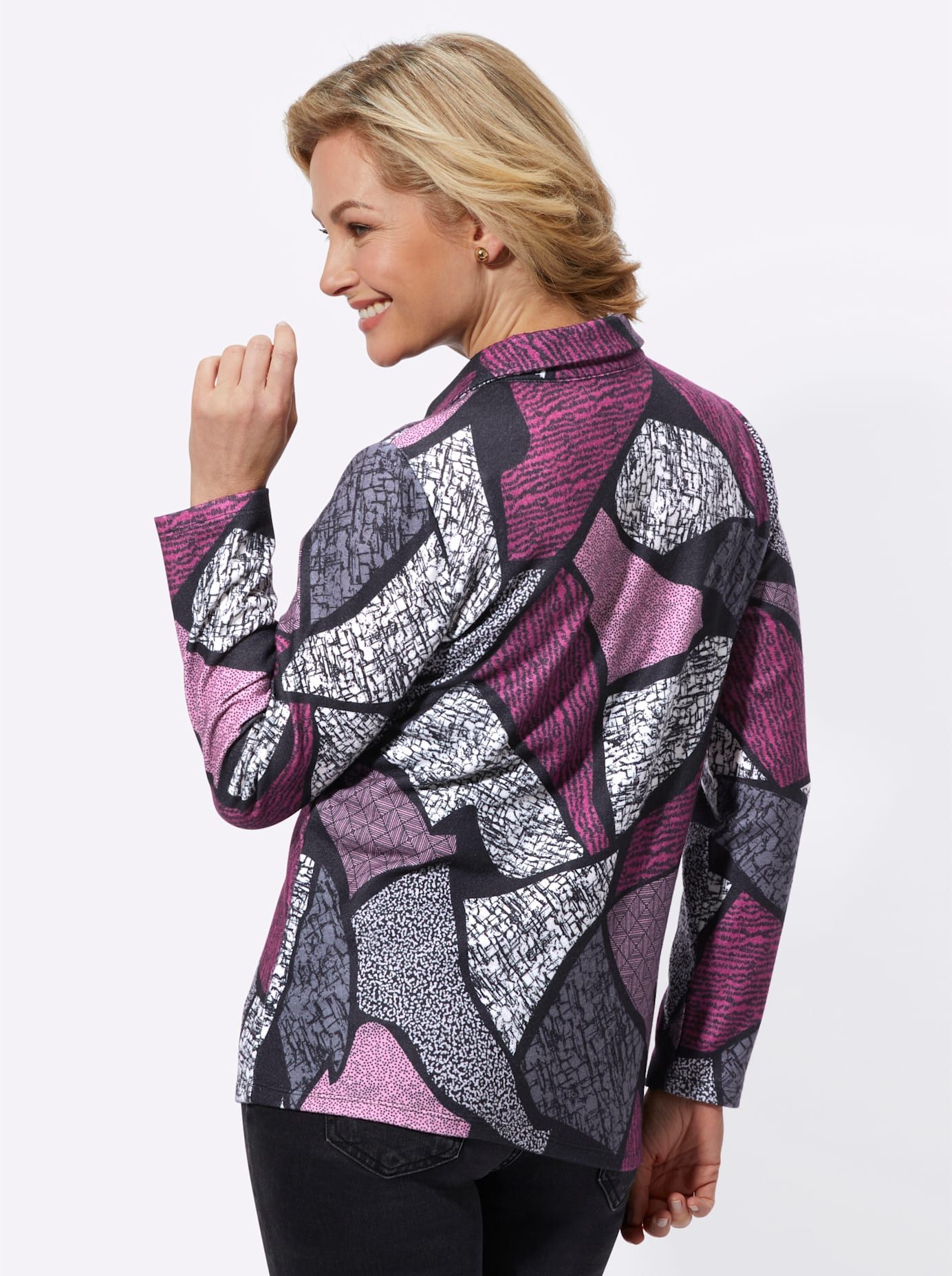 Classic Basics 2-in-1-shirt met lange mouwen Wintershirt (1-delig)