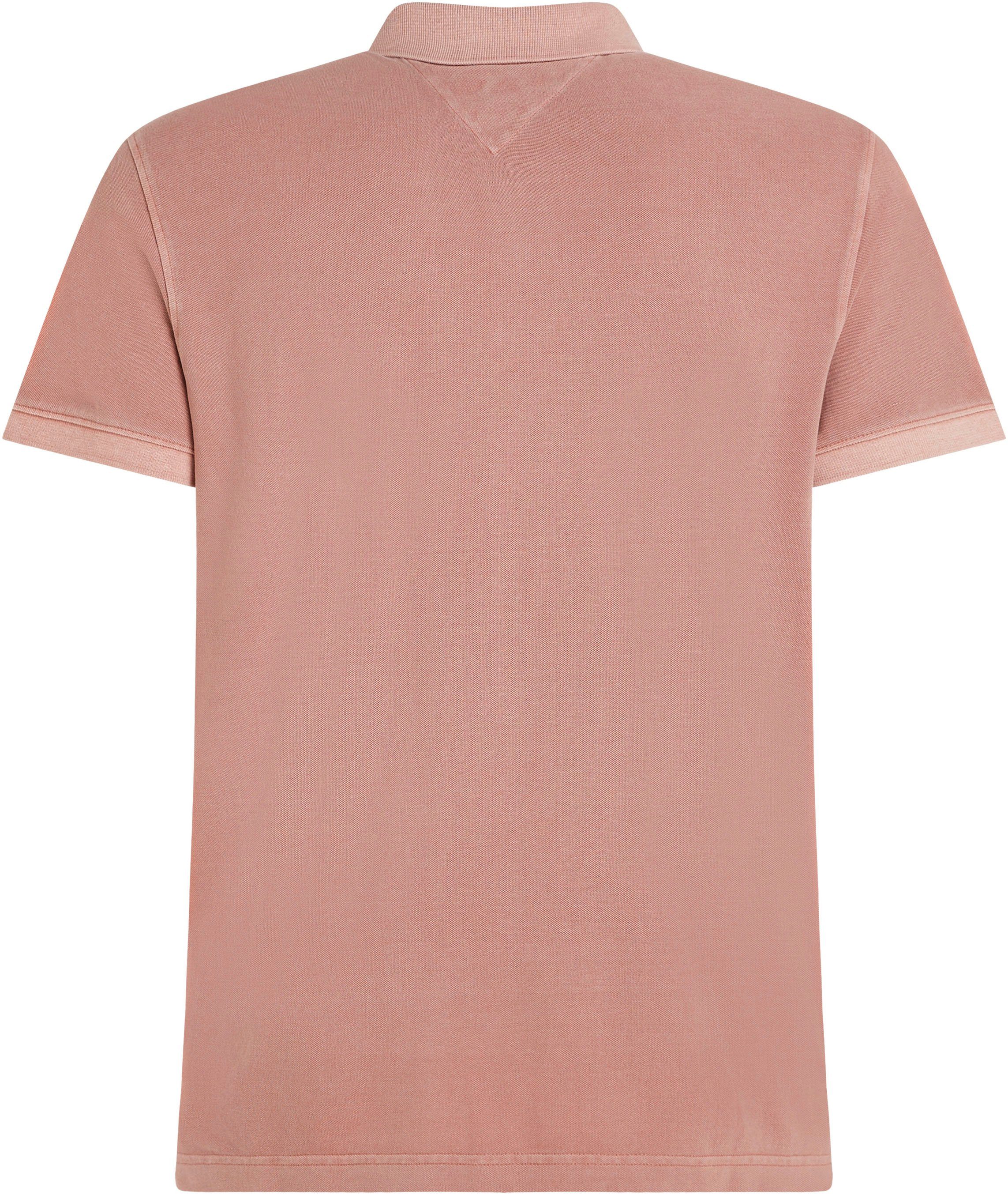 Tommy Hilfiger Poloshirt GARMENT DYE REG POLO licht gewassen uitstraling