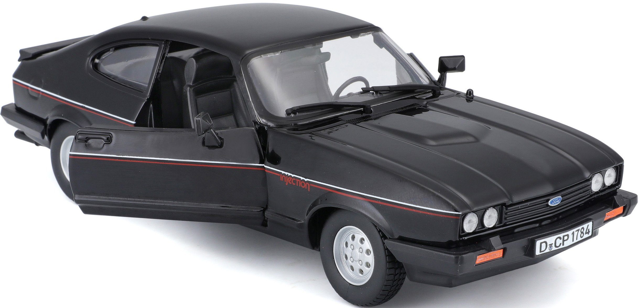 Bburago Auto op schaal Ford Capri, zwart