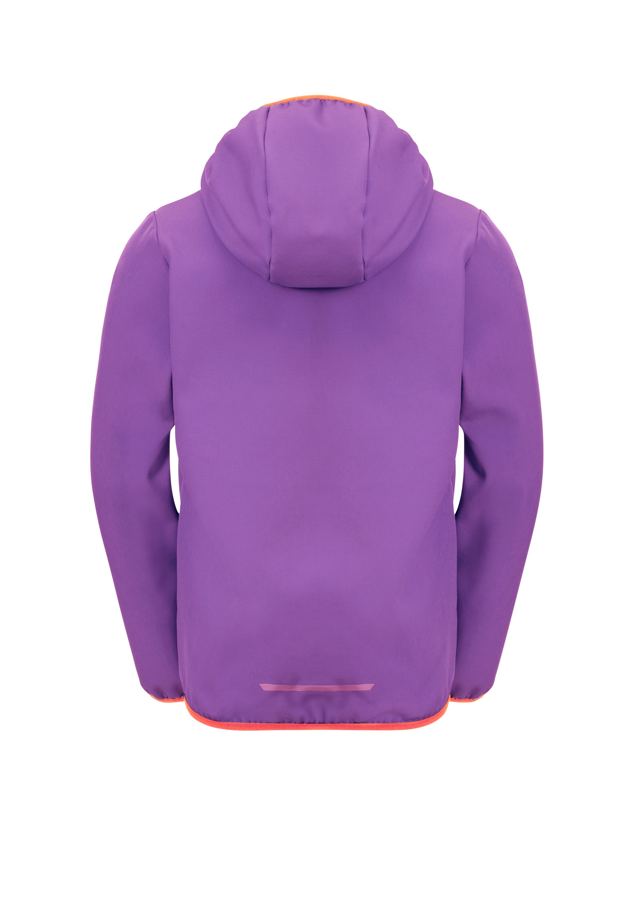 Jack Wolfskin Softshell-jack FOURWINDS JACKET KIDS Capuchon: vast verbonden met de jas