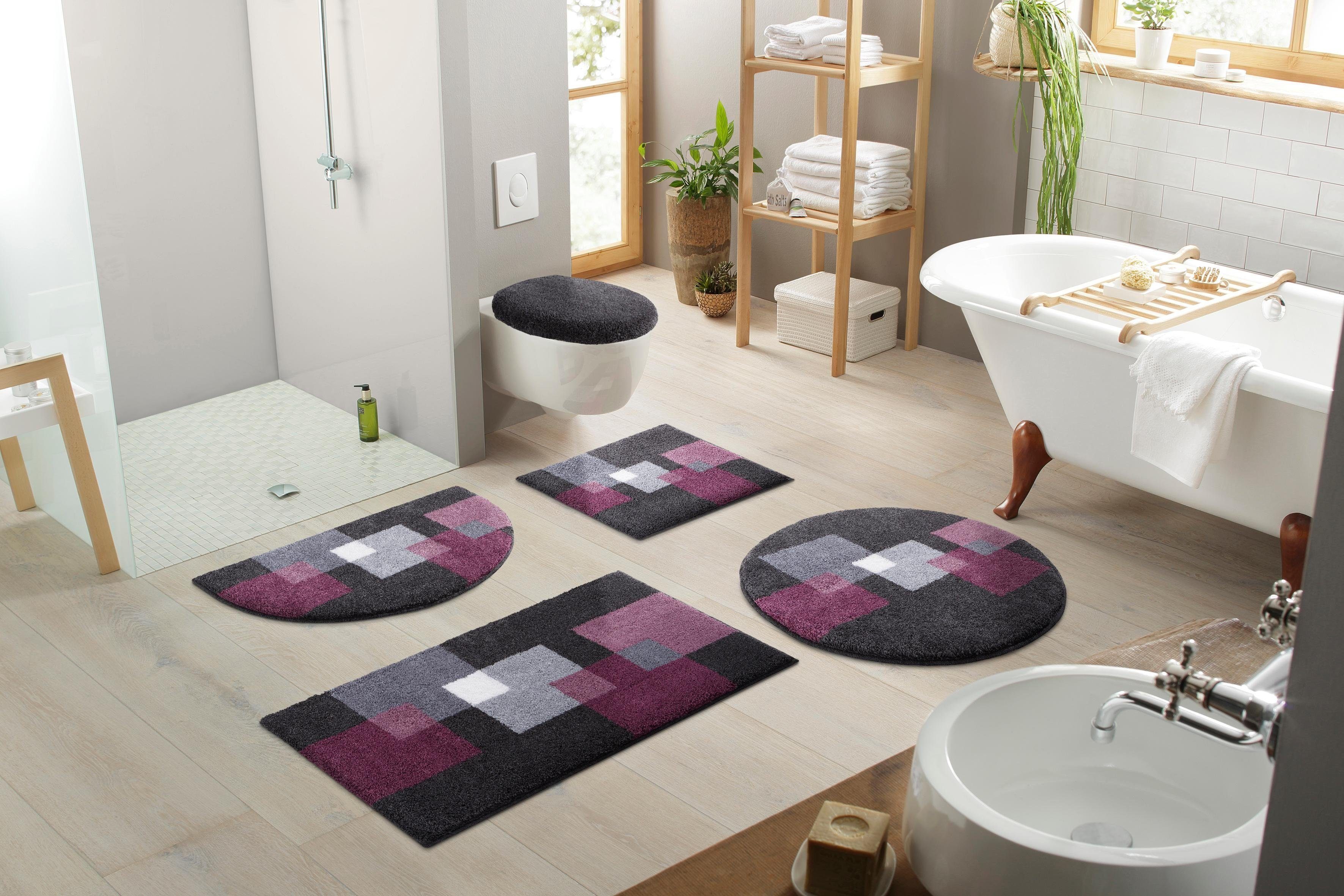 Grund Badmat Paxos geometrisch ontwerp, modern, fluffy, zachte pool, made in europe