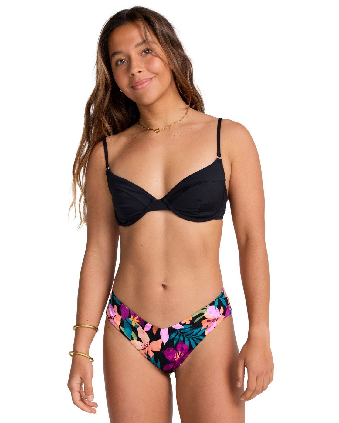 Billabong Zwemshirt Sol Searcher dames tankini's met beugel maat M zwart