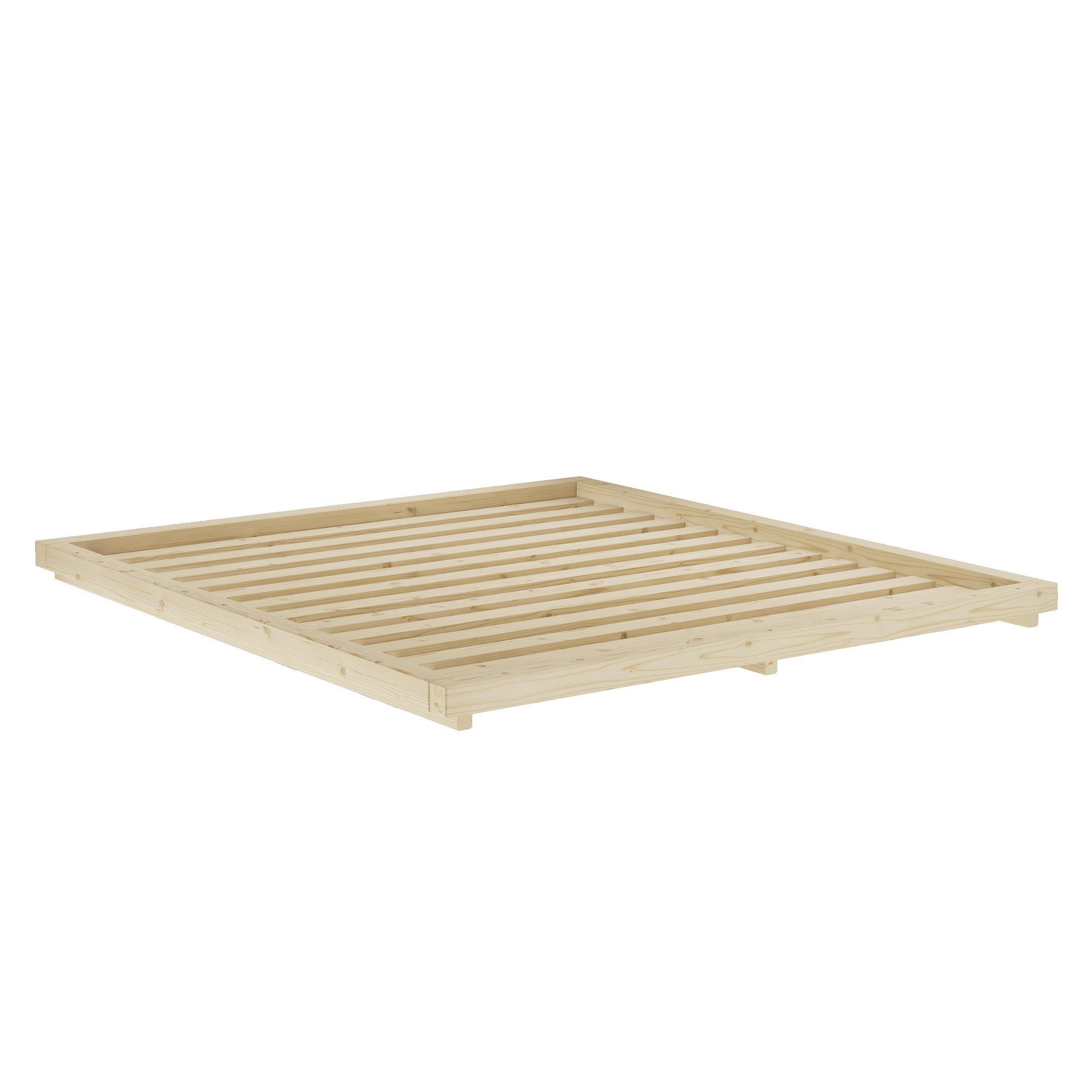 Karup Bedframe DOCK BED, futonbed, massief houten bed, bed zonder matras Bed met lattenbodem, van FSC® gecertificeerd grenen, meerdere maten