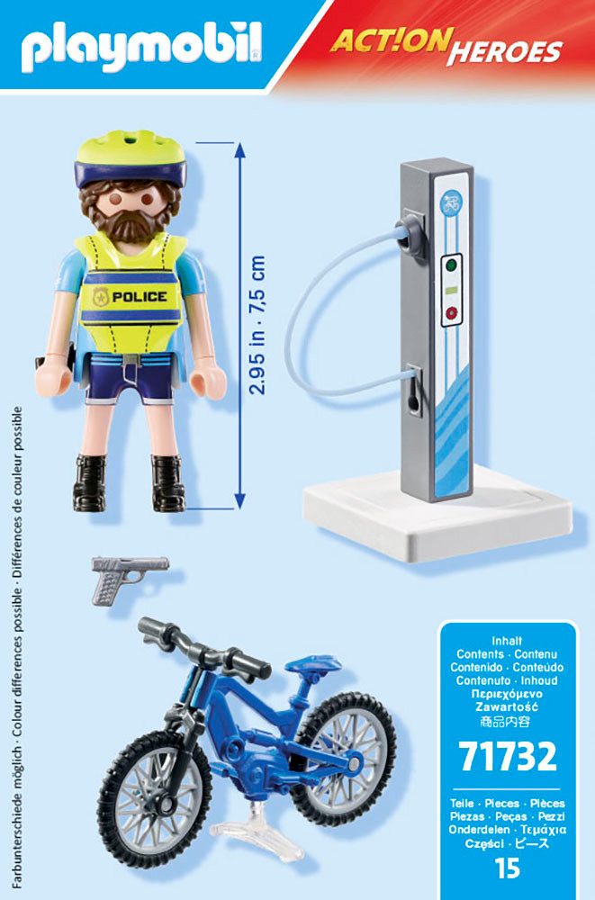 Playmobil® Constructie-speelset Polizei Fahrradstreife (71732), Playmobil Action Heroes (15-delig)