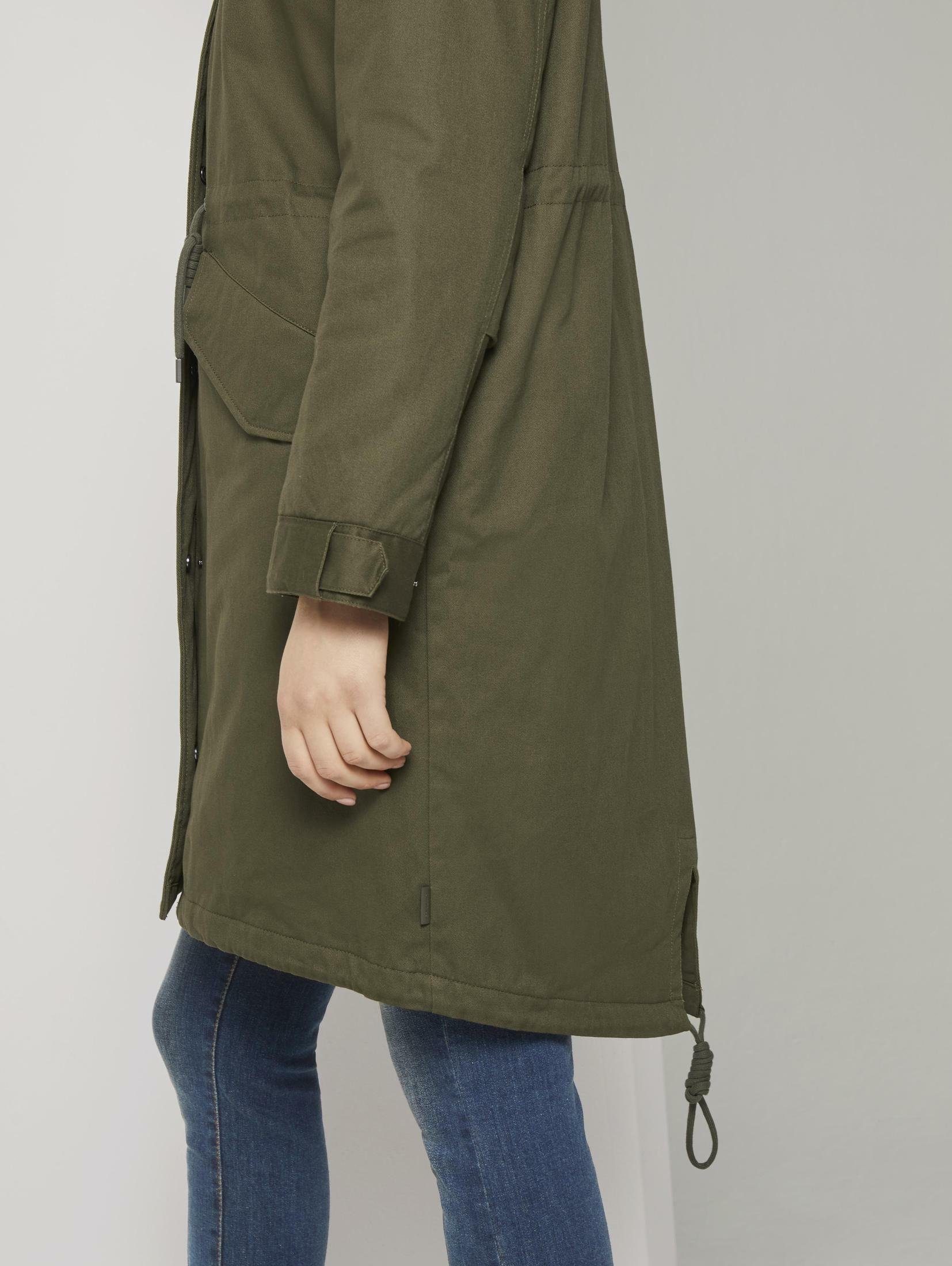 TOM TAILOR parka »Parka mit Steppfutter« in de online winkel Tom Tailor parka groen | wehkamp