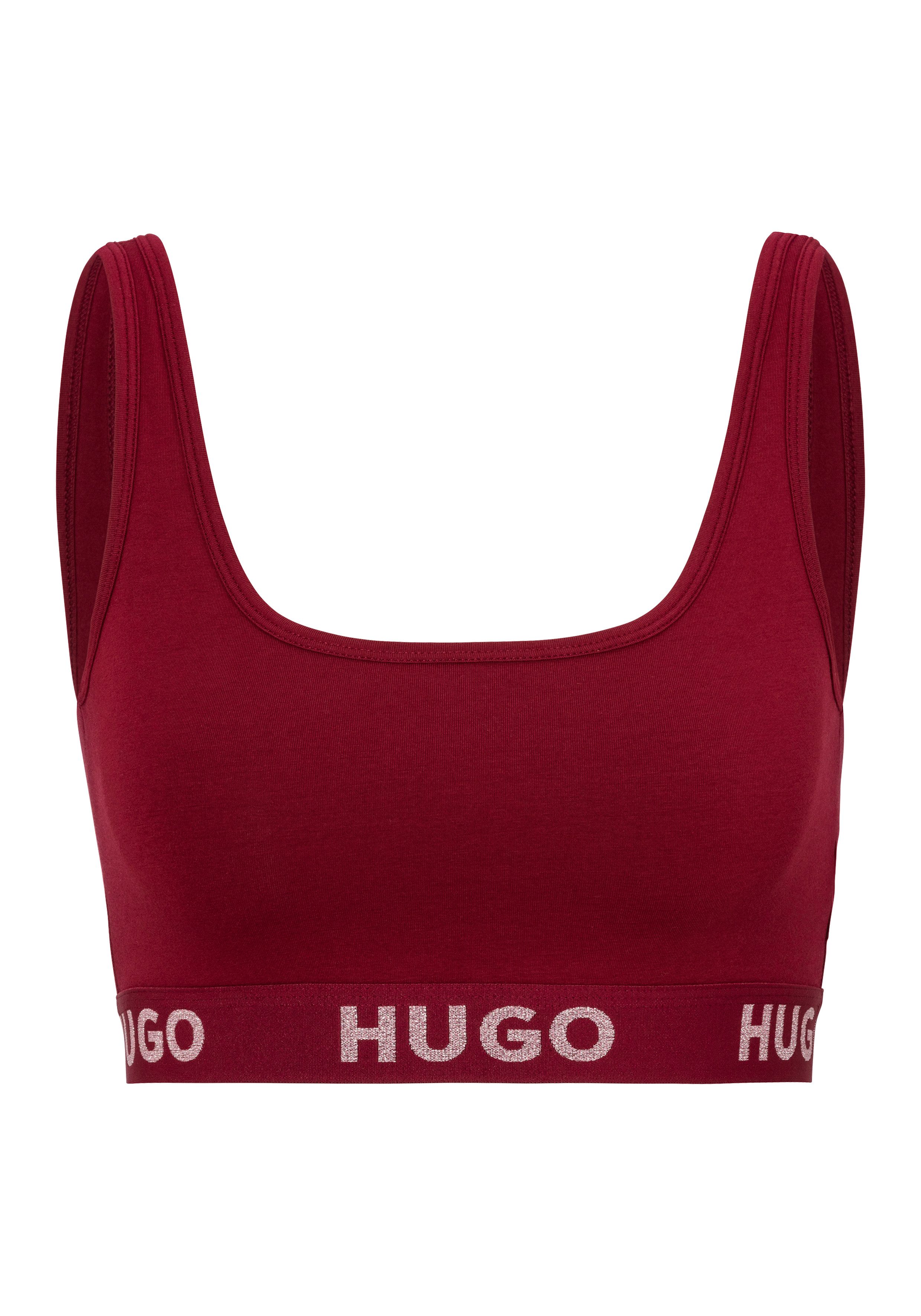 HUGO underwear Bralette-bh BRALETTE SPORTY LOGO met elastische logoband