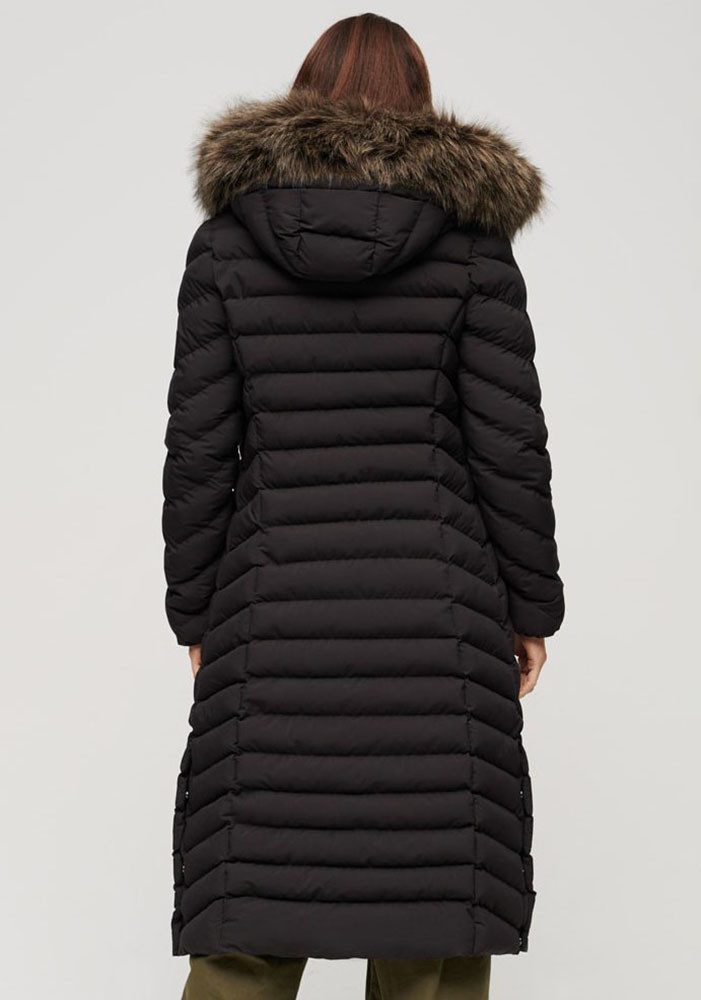 Superdry Gewatteerde jas Fuji neppe Hooded Longline