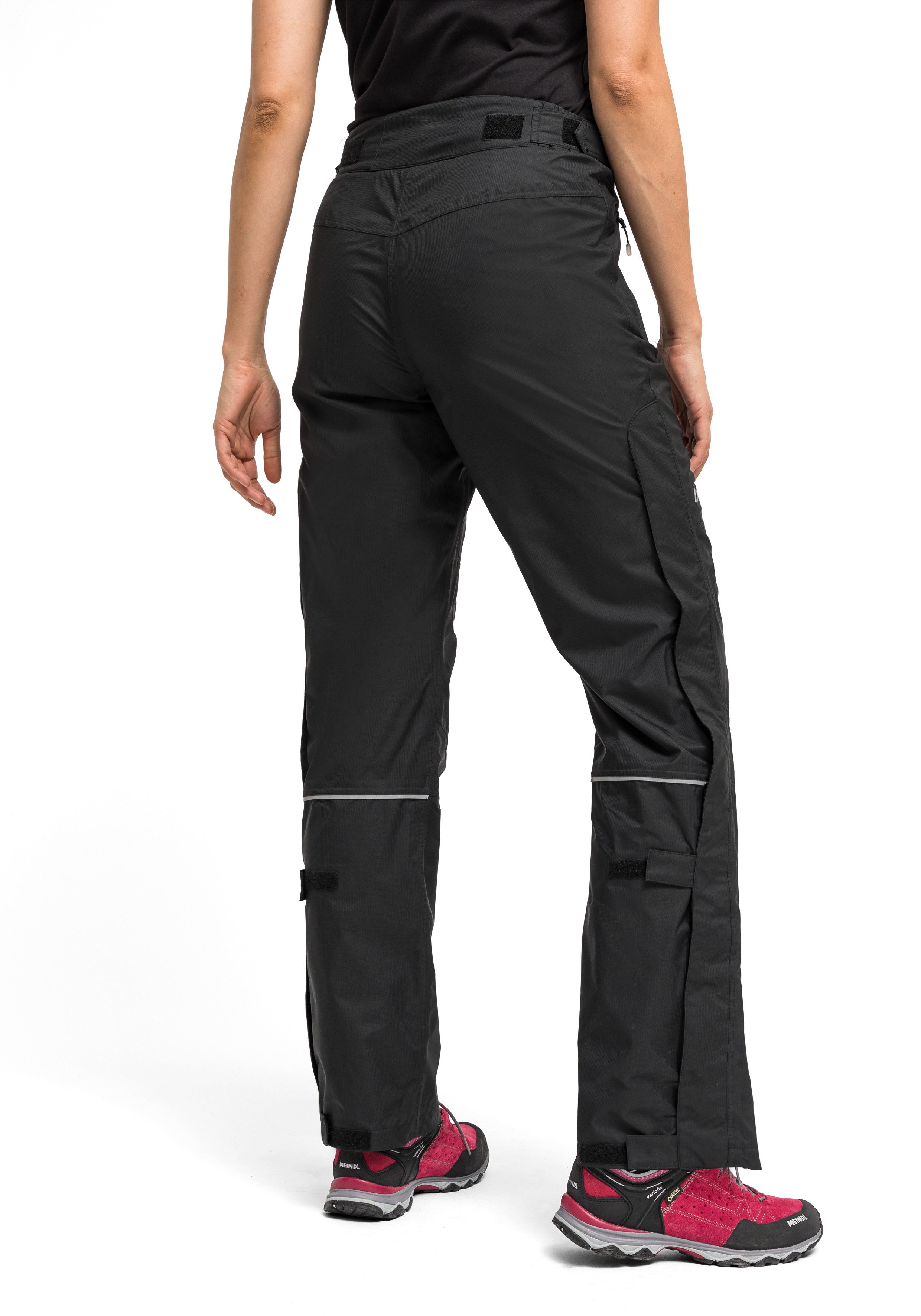 Maier Sports Regenbroek Raindrop L Dames outdoorbroek, waterdicht en winddicht, ook als overbroek te gebruiken