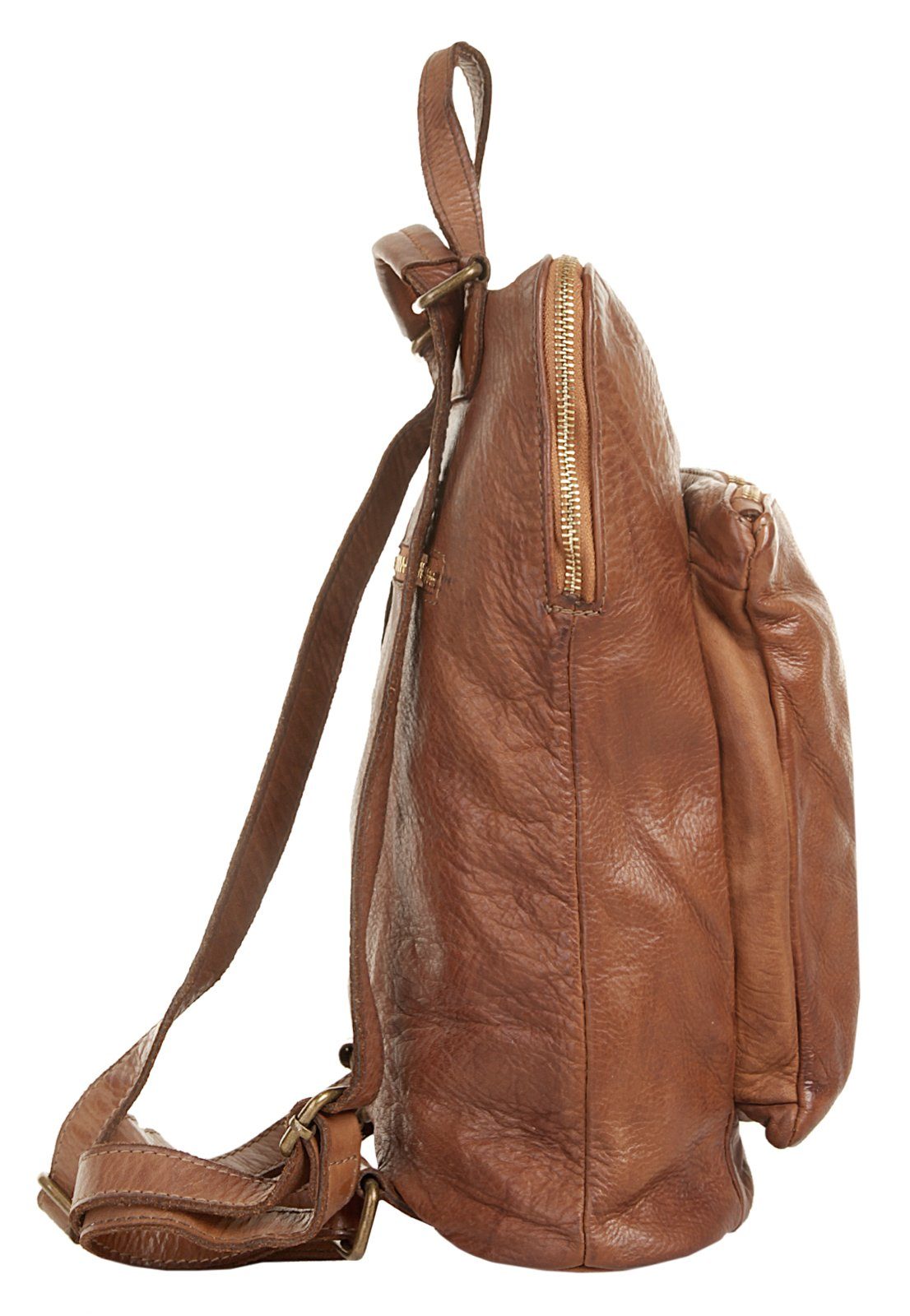 Samantha Look Rugzak echt leer, made in italy